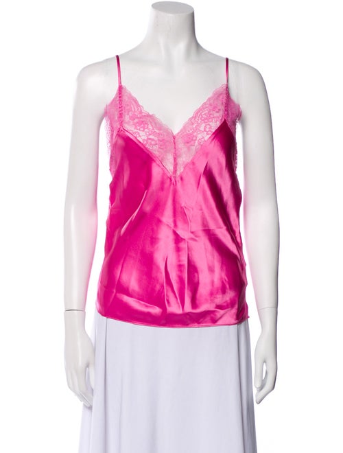 Maje Silk V-Neck Top