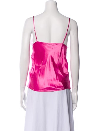 Maje Silk V-Neck Top