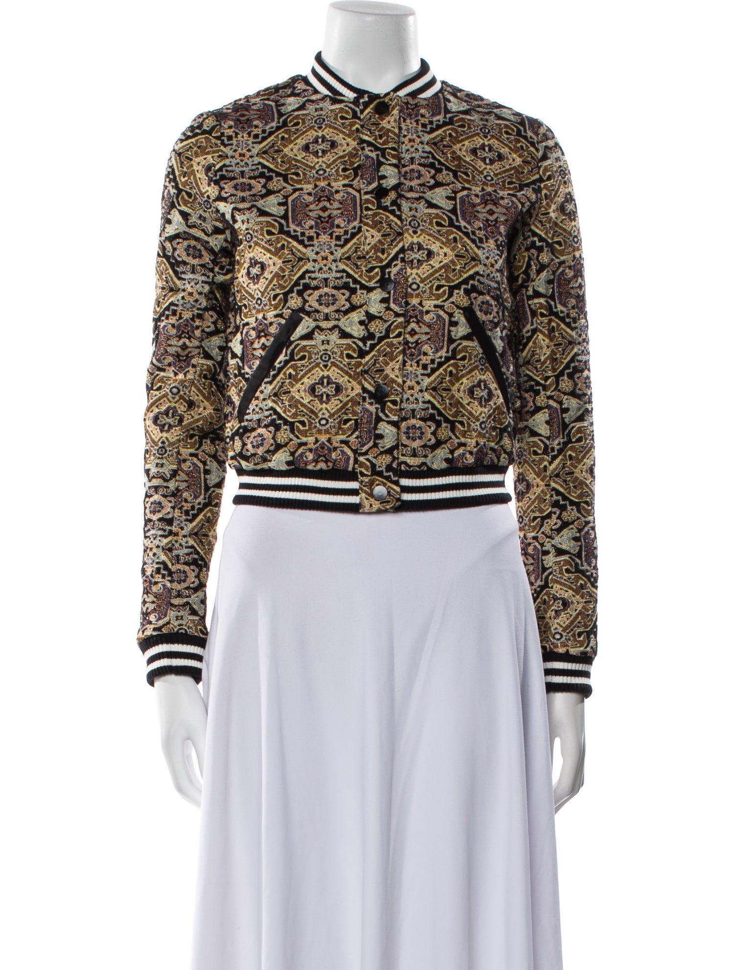 Maje Printed Bomber Jacket