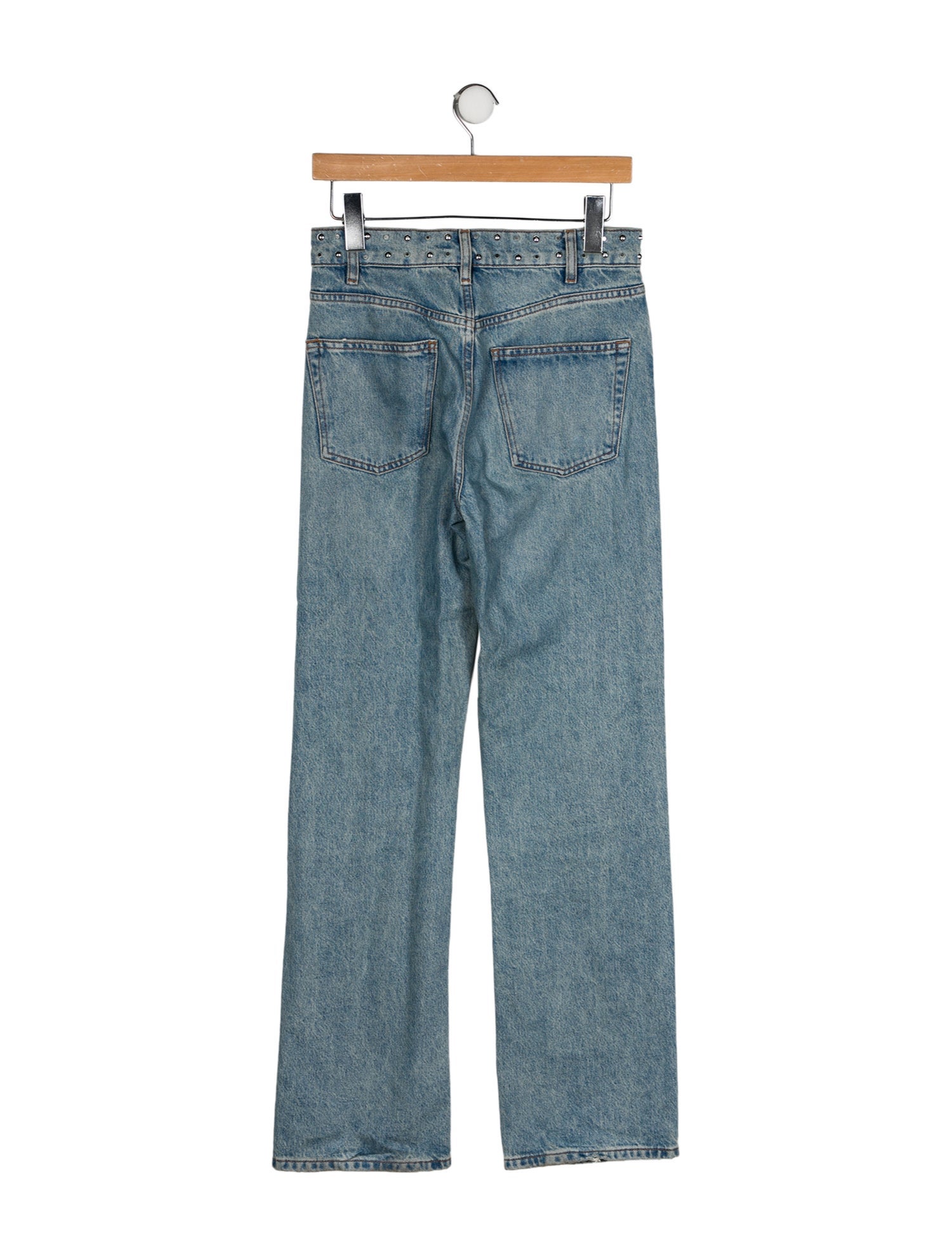 Maje Mid-Rise Wide Leg Jeans