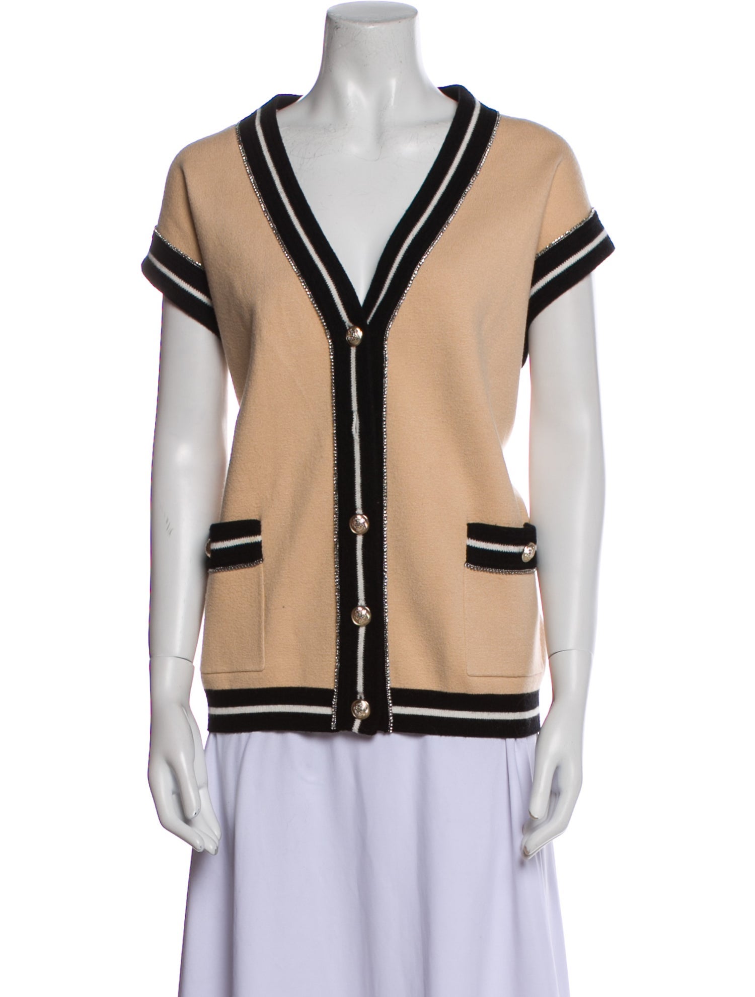 St. John Collection Striped Vest