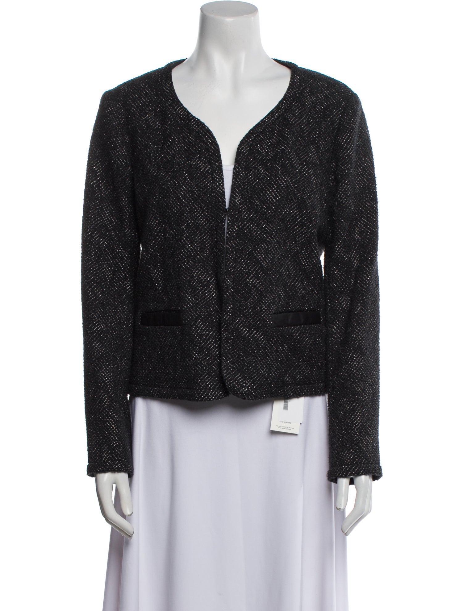 Maje Tweed Pattern Evening Jacket