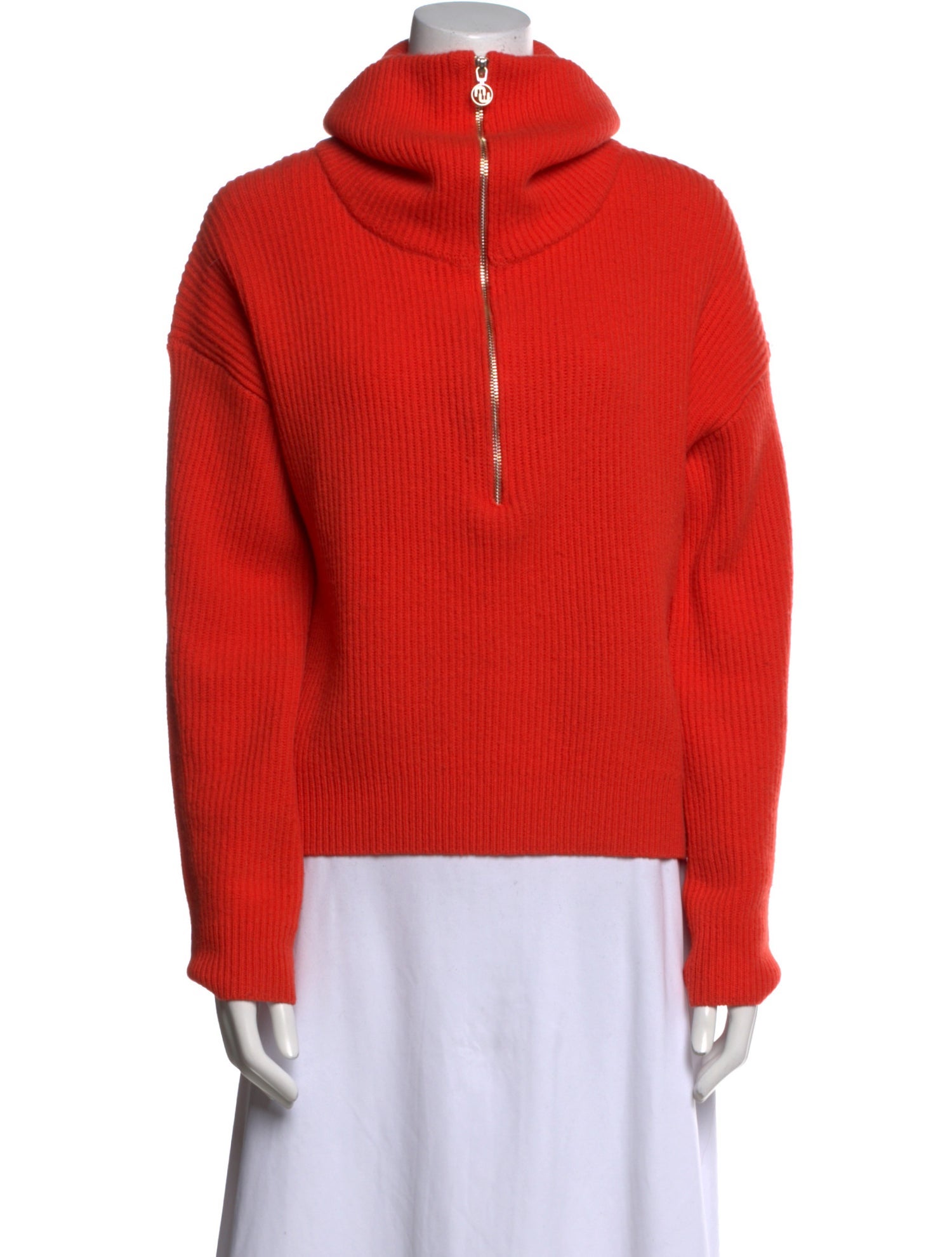 Maje Wool Mock Neck Sweater