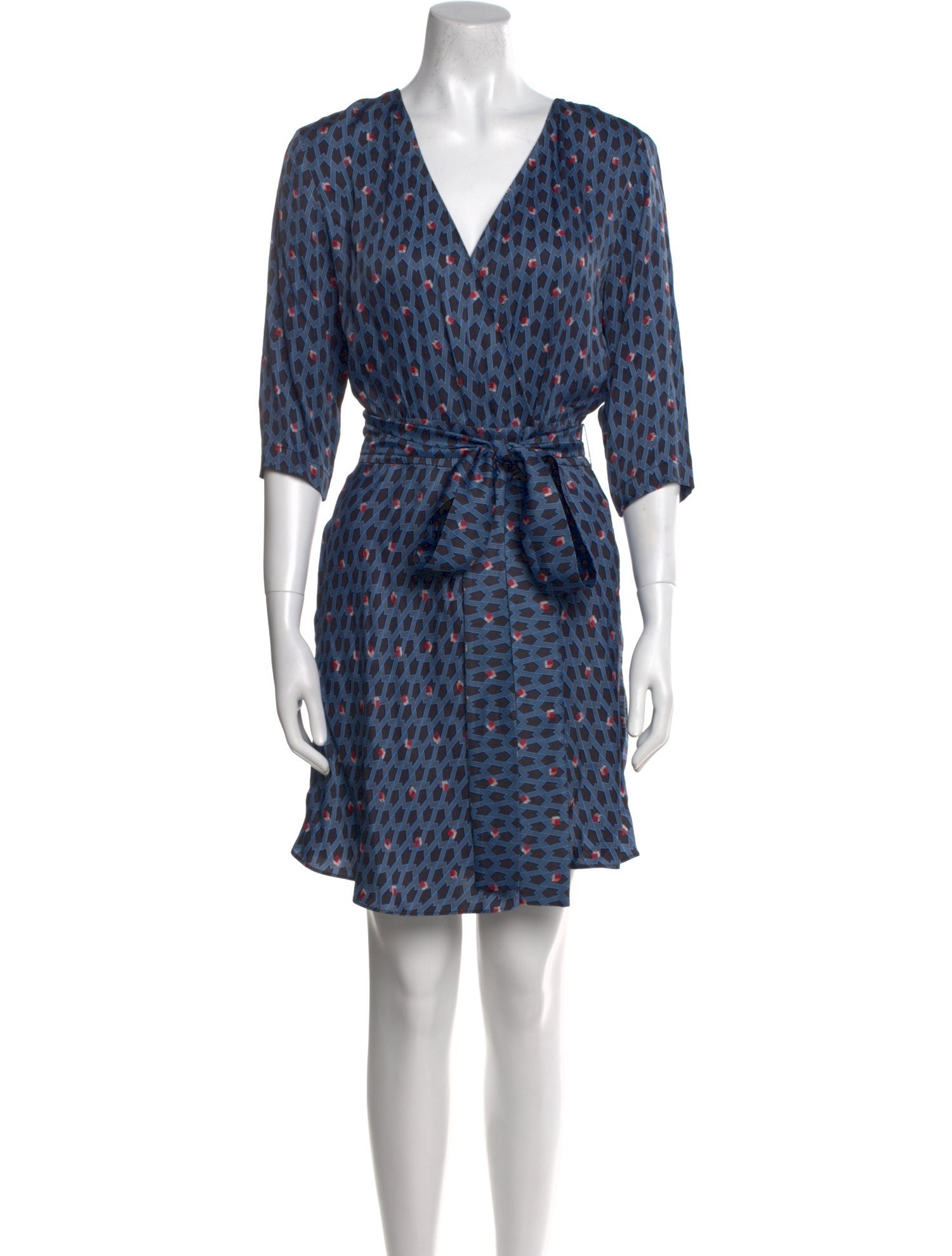 Maje Printed Mini Dress