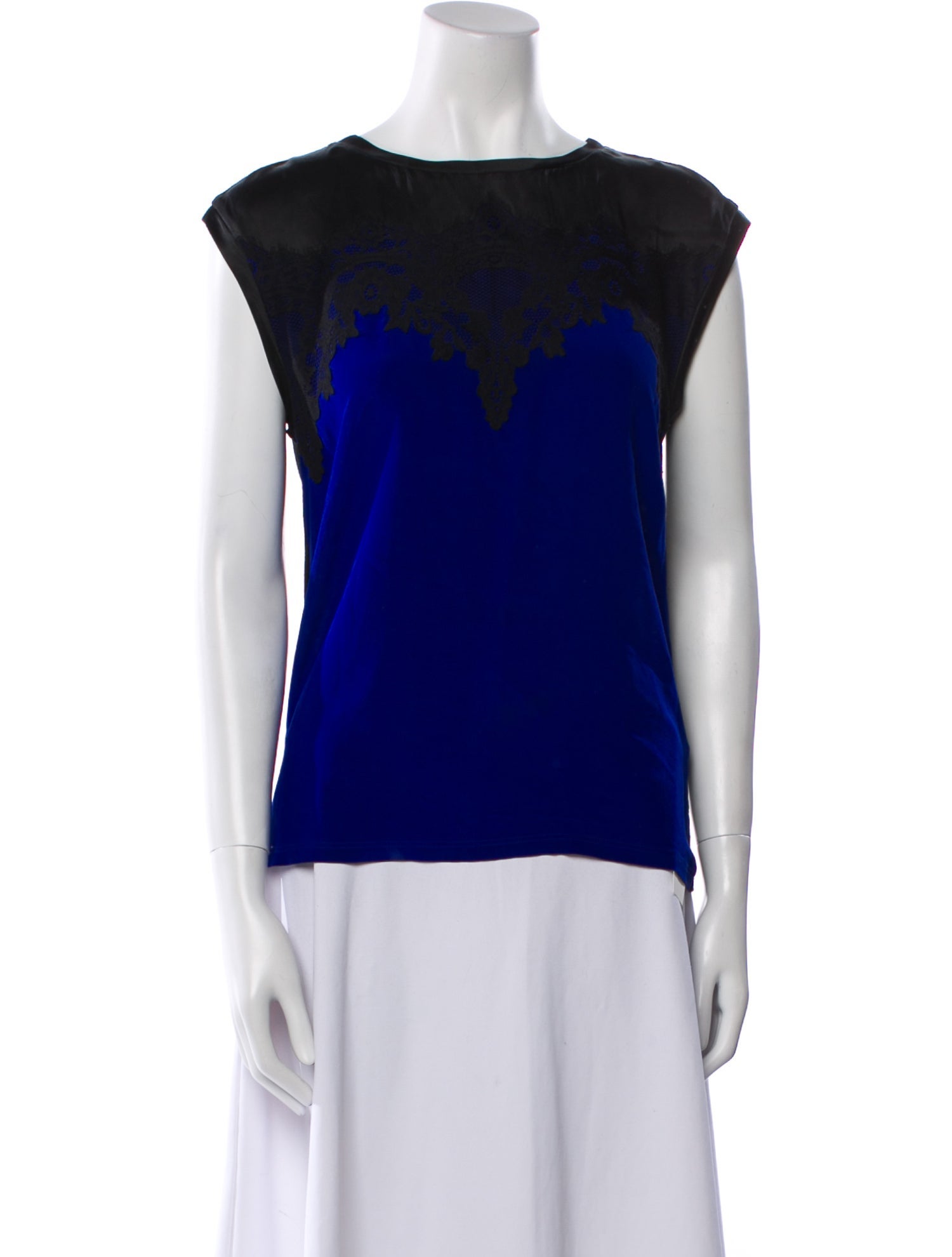 Maje Silk Bateau Neckline Top