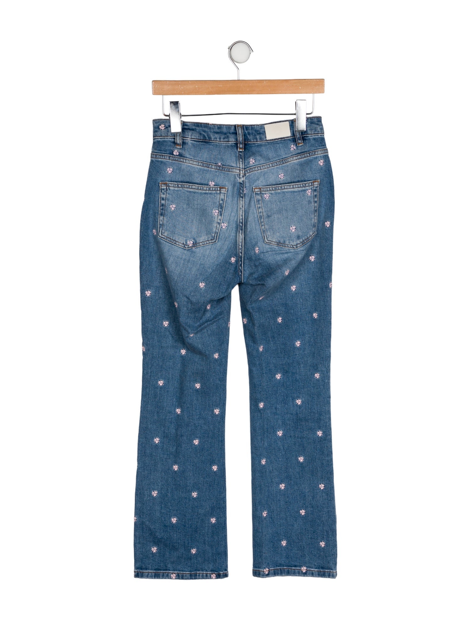 Maje Mid-Rise Straight Leg Jeans