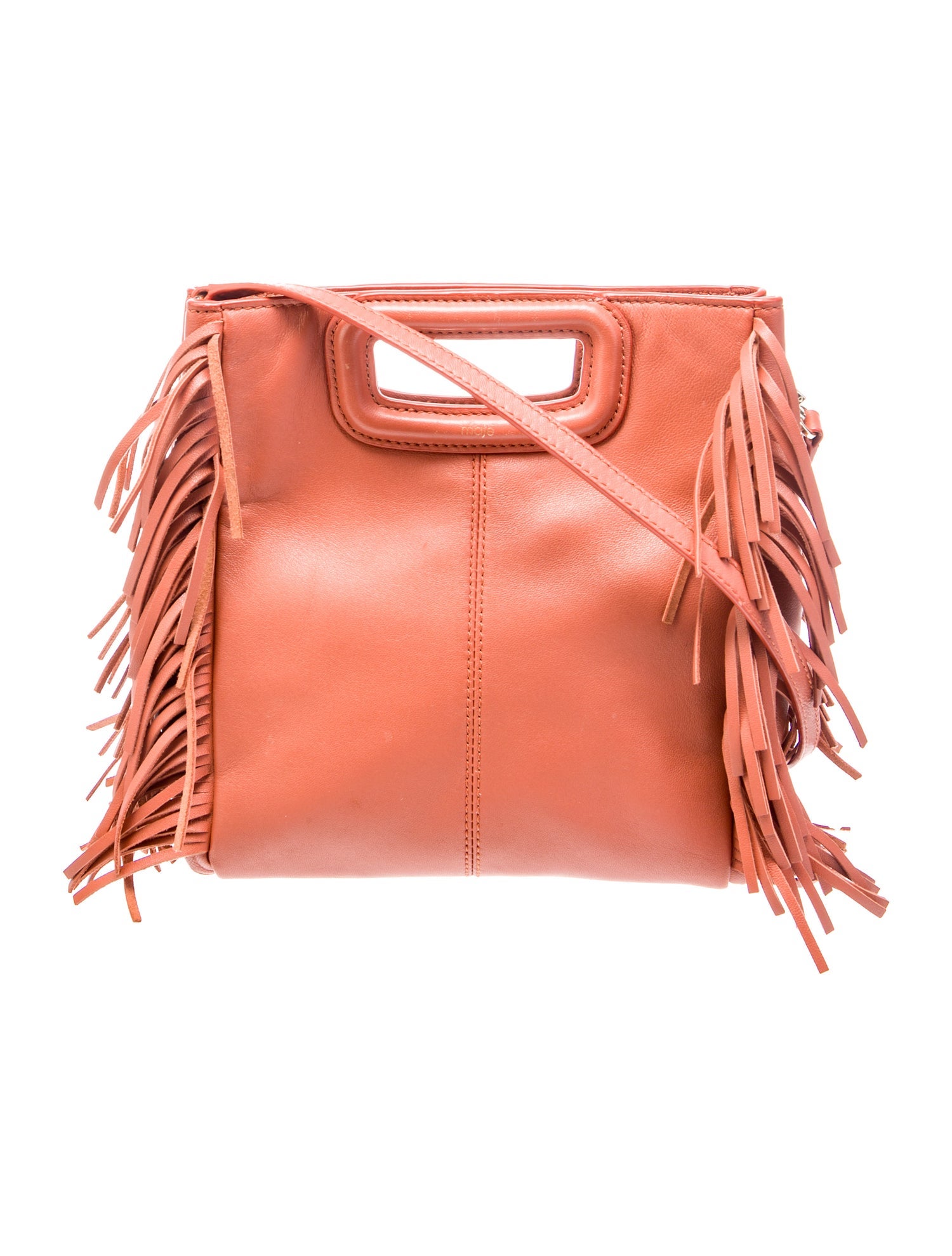 Maje Leather Crossbody Bag