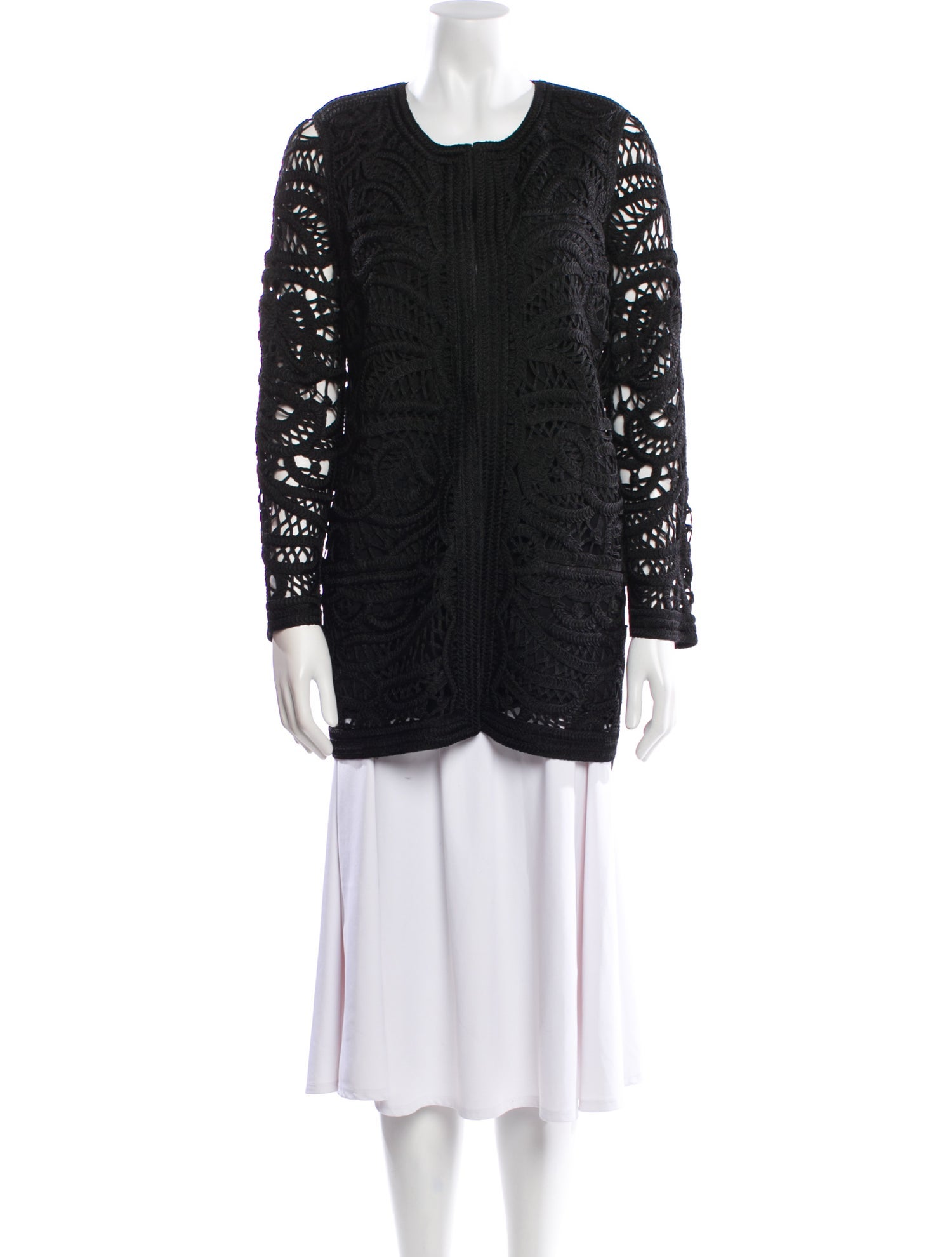 Maje Lace Pattern Jacket