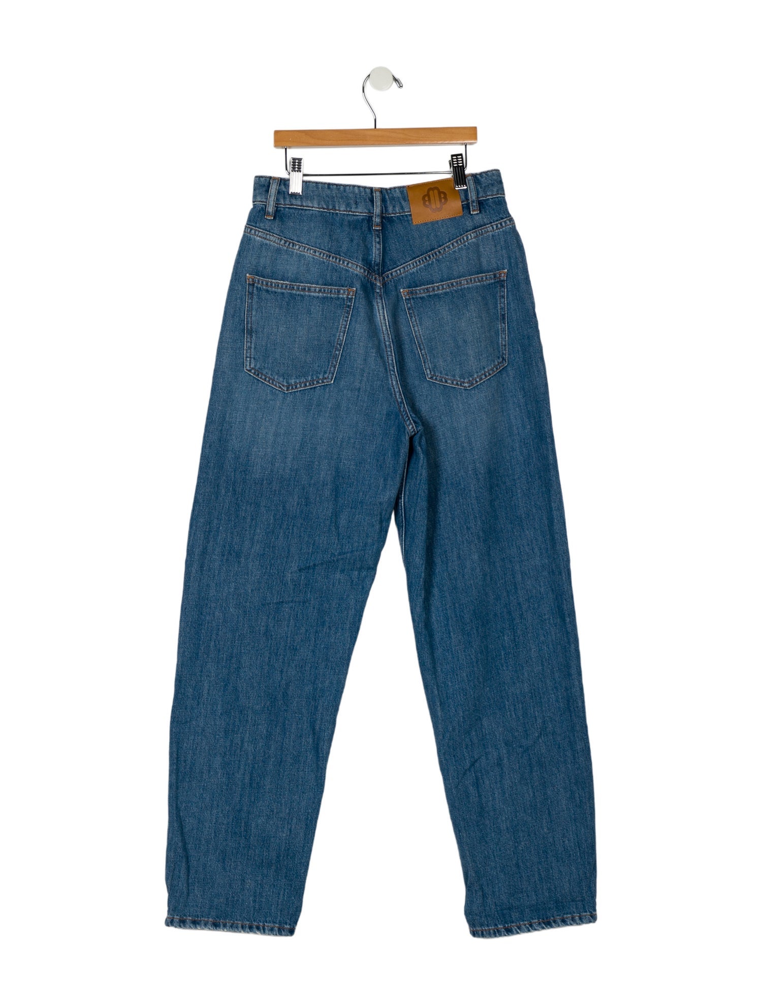 Maje High-Rise Straight Leg Jeans