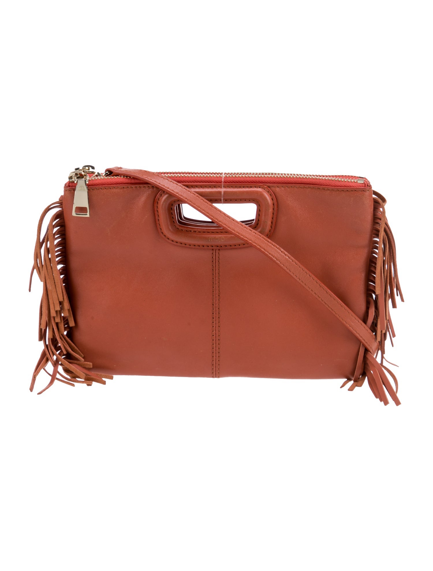 Maje Leather Crossbody Bag