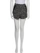 Maje Tweed Pattern Mini Shorts