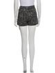 Maje Tweed Pattern Mini Shorts