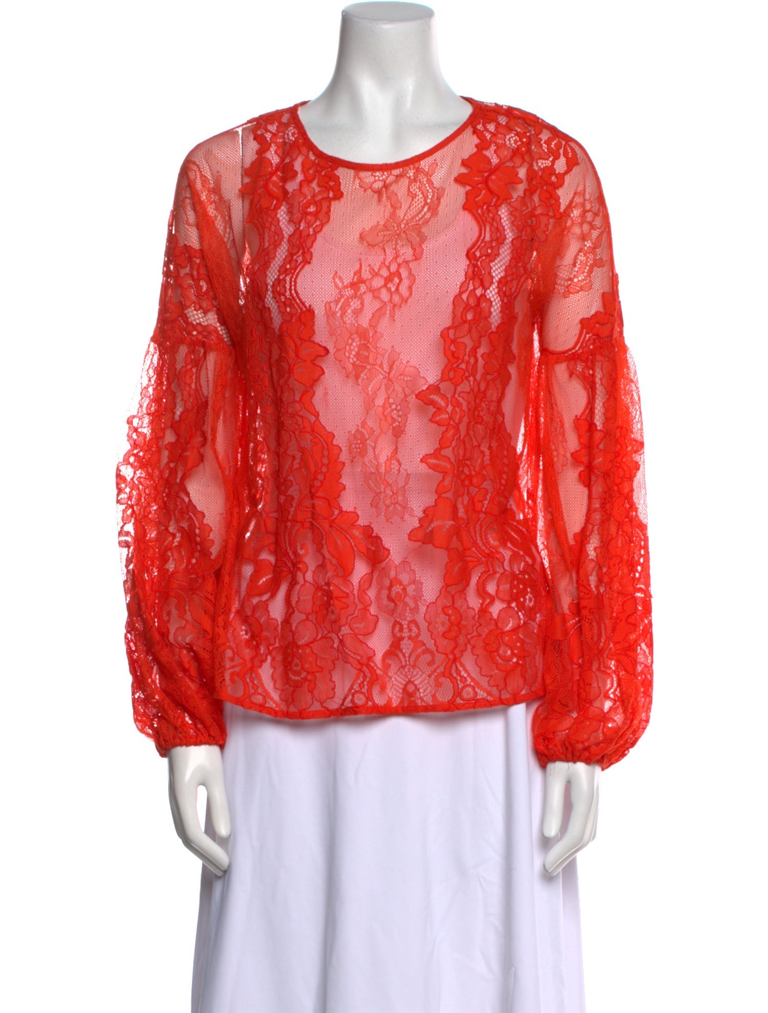 Maje Floral Print Scoop Neck Blouse