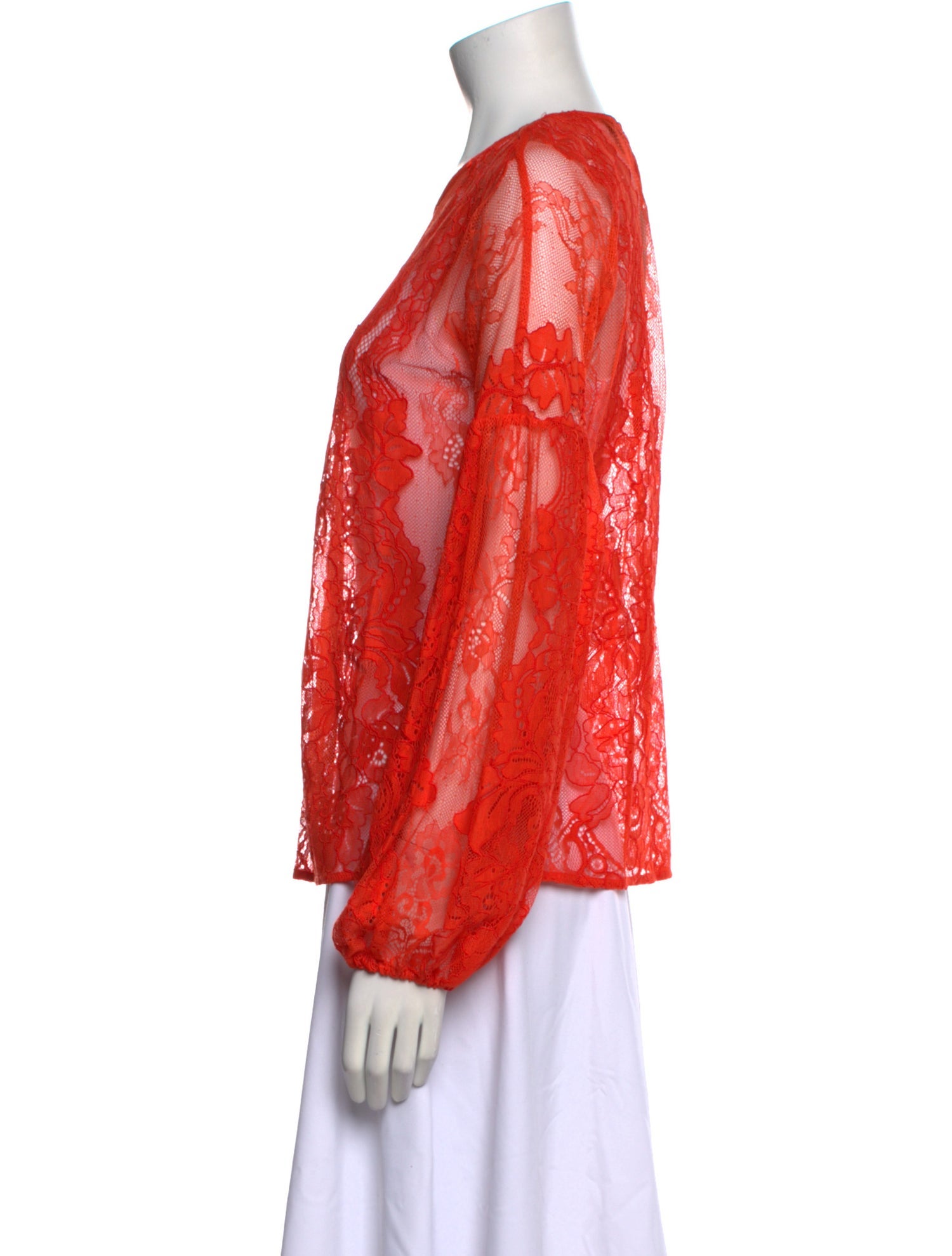 Maje Floral Print Scoop Neck Blouse