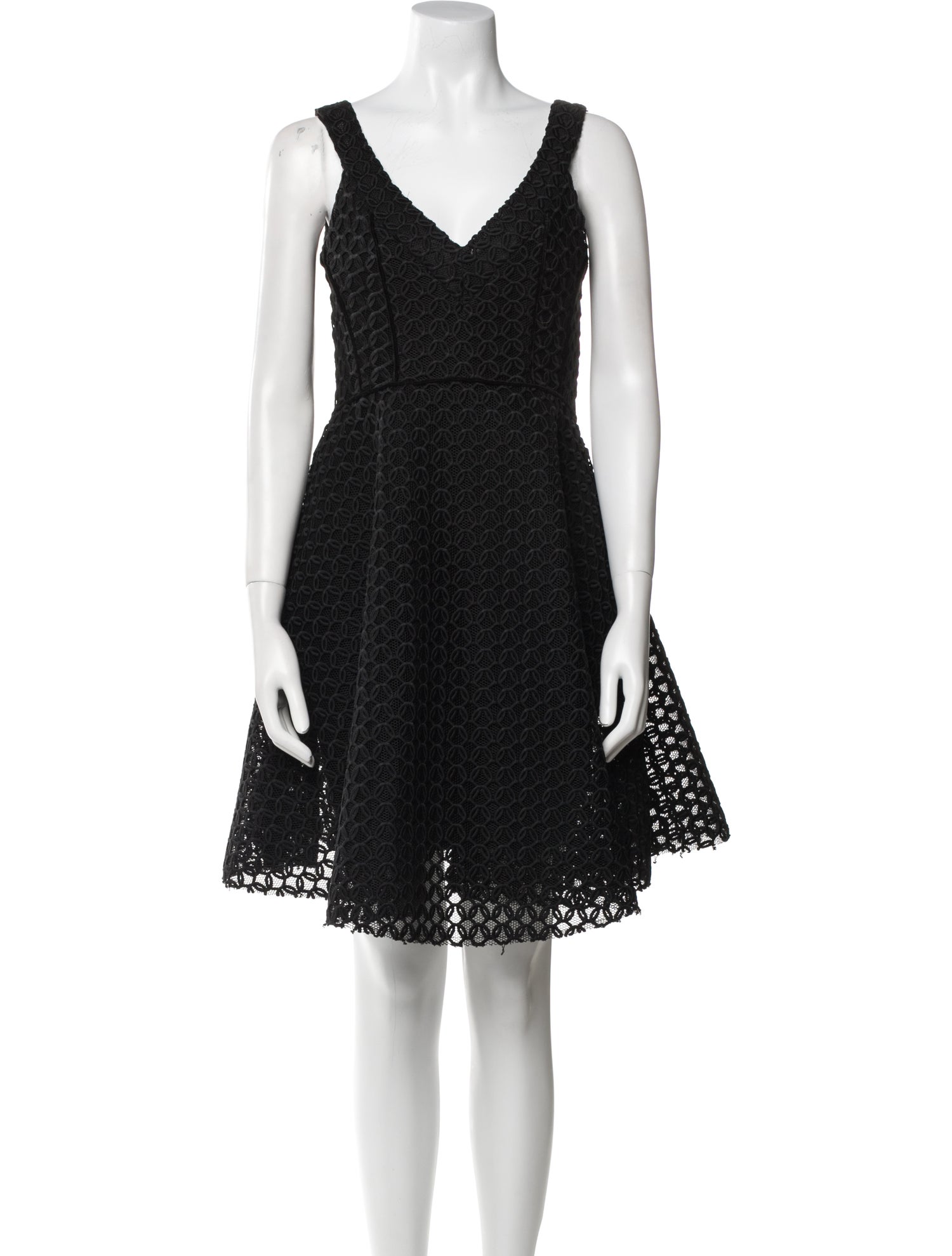 Maje V-Neck Mini Dress