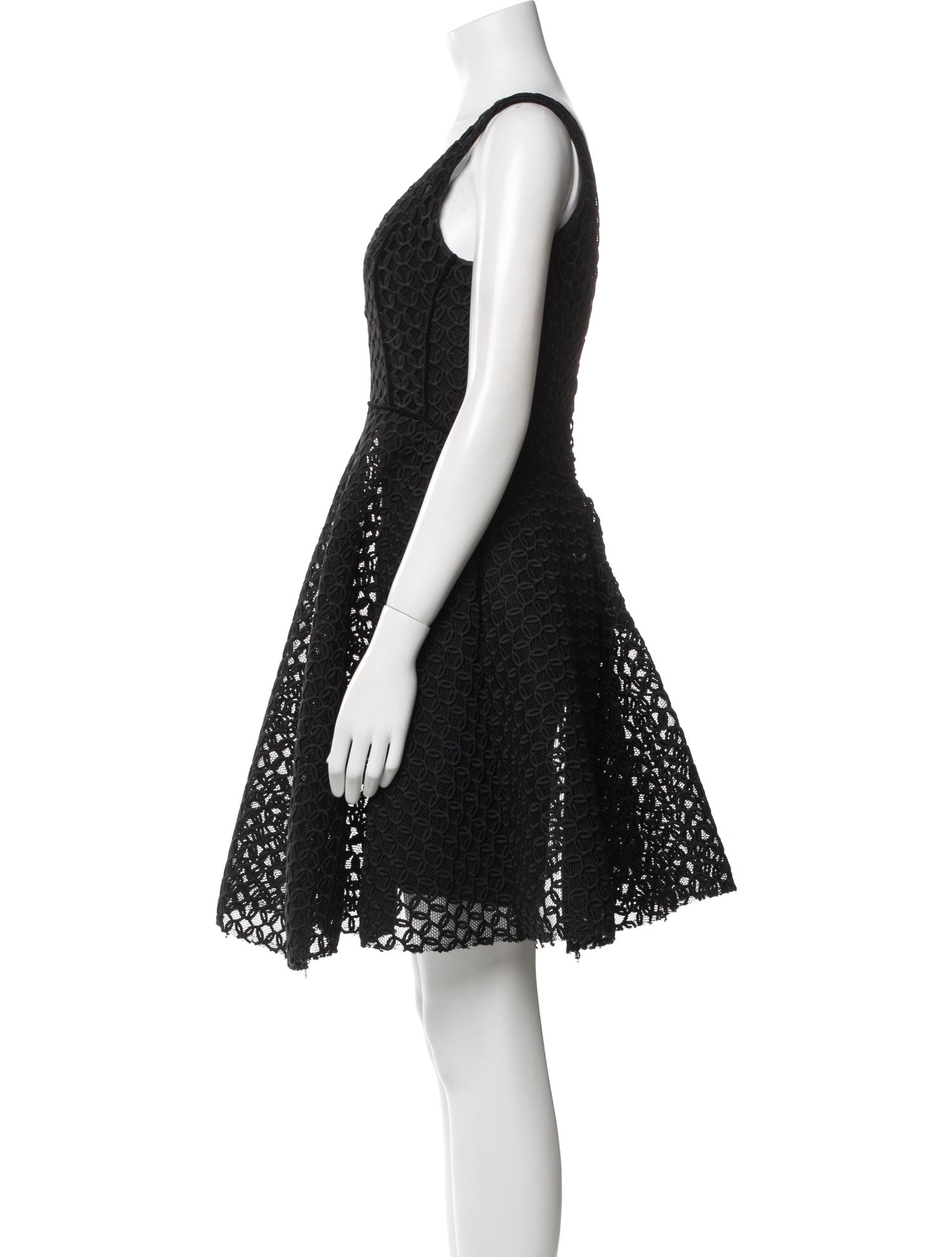 Maje V-Neck Mini Dress