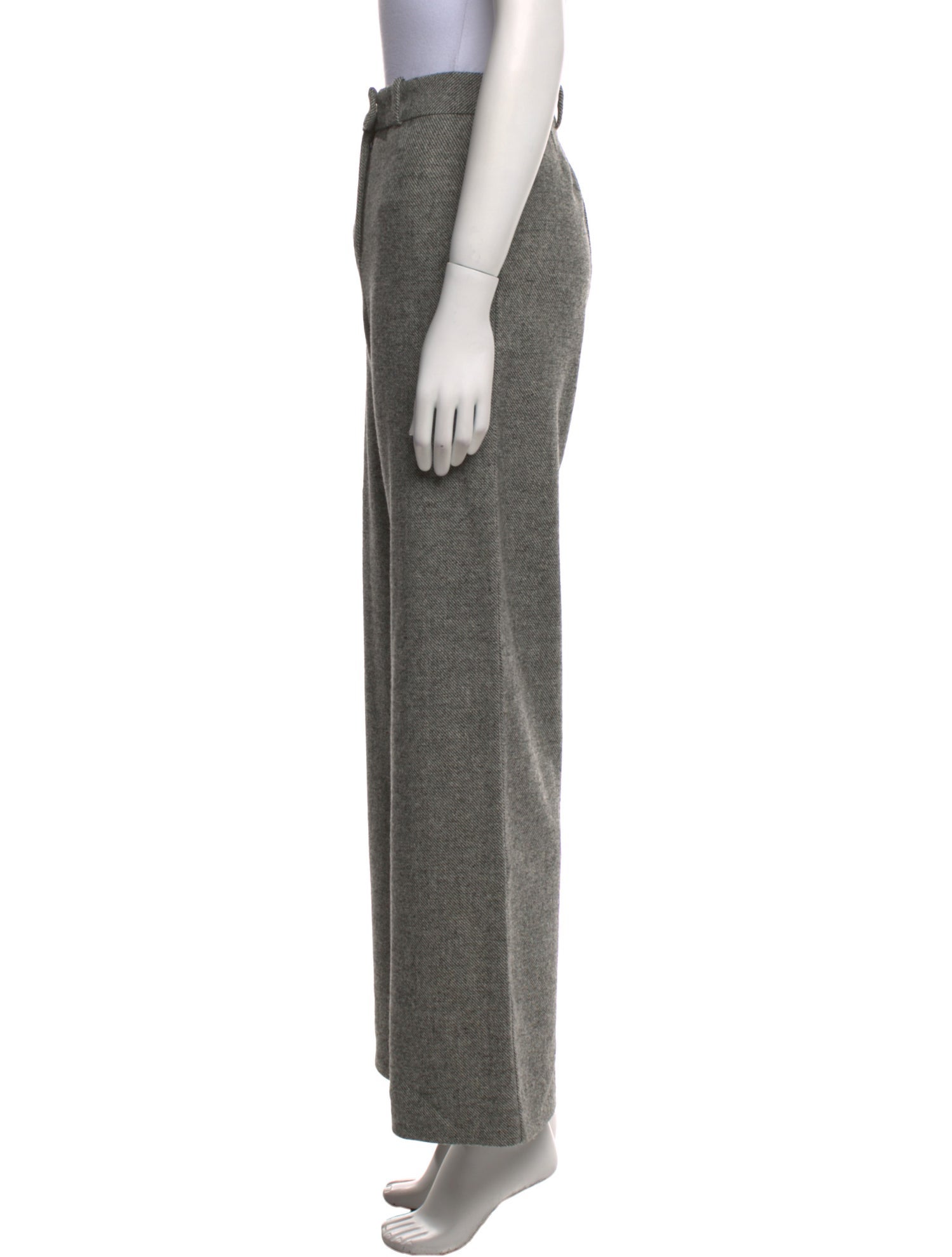 Maje Virgin Wool Wide Leg Pants