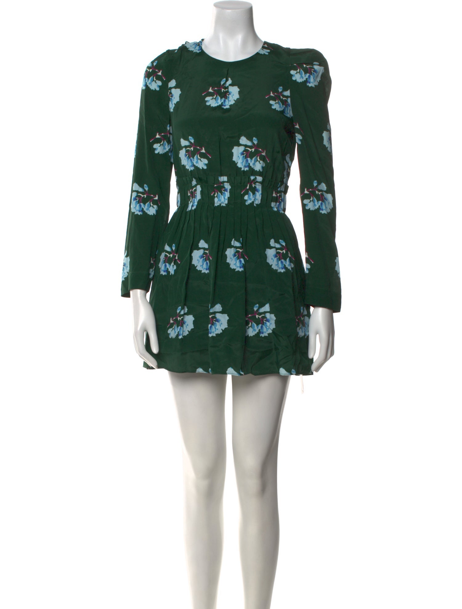 Maje Floral Print Mini Dress