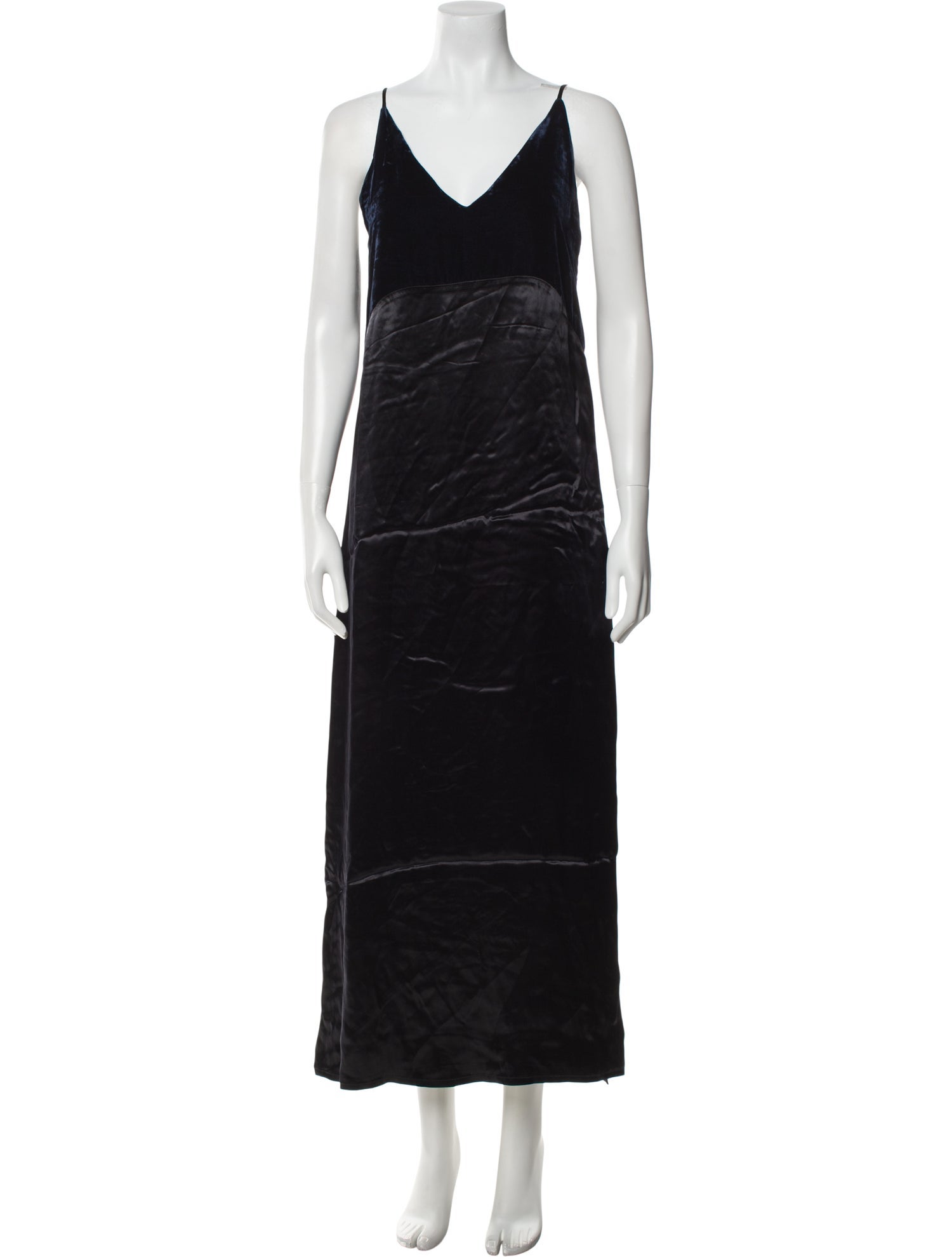 Maje V-Neck Long Dress