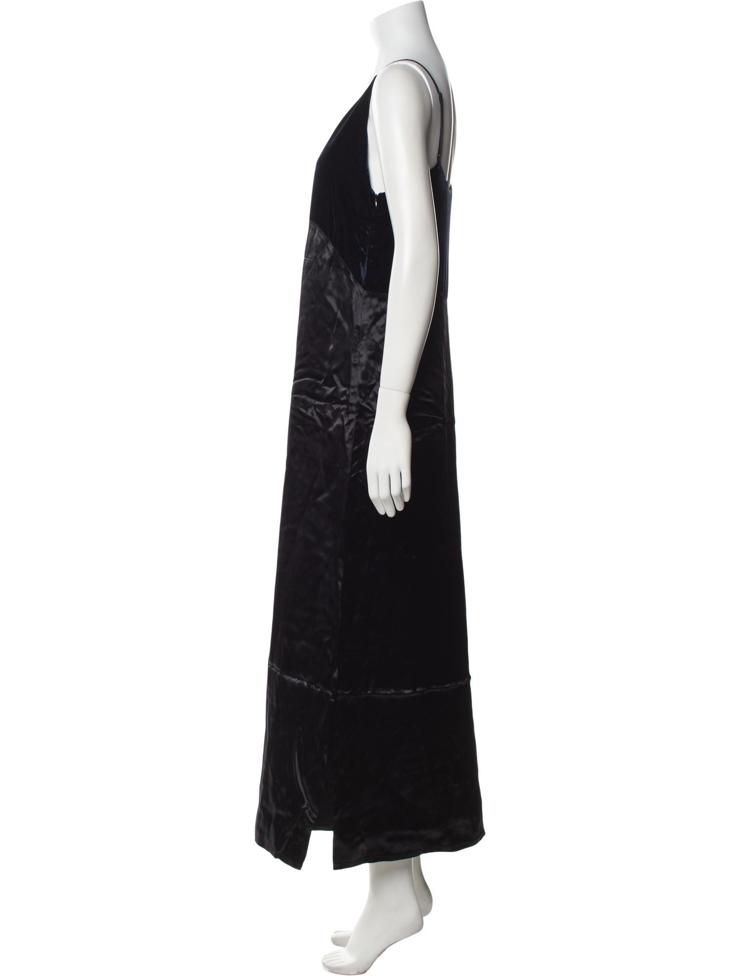 Maje V-Neck Long Dress