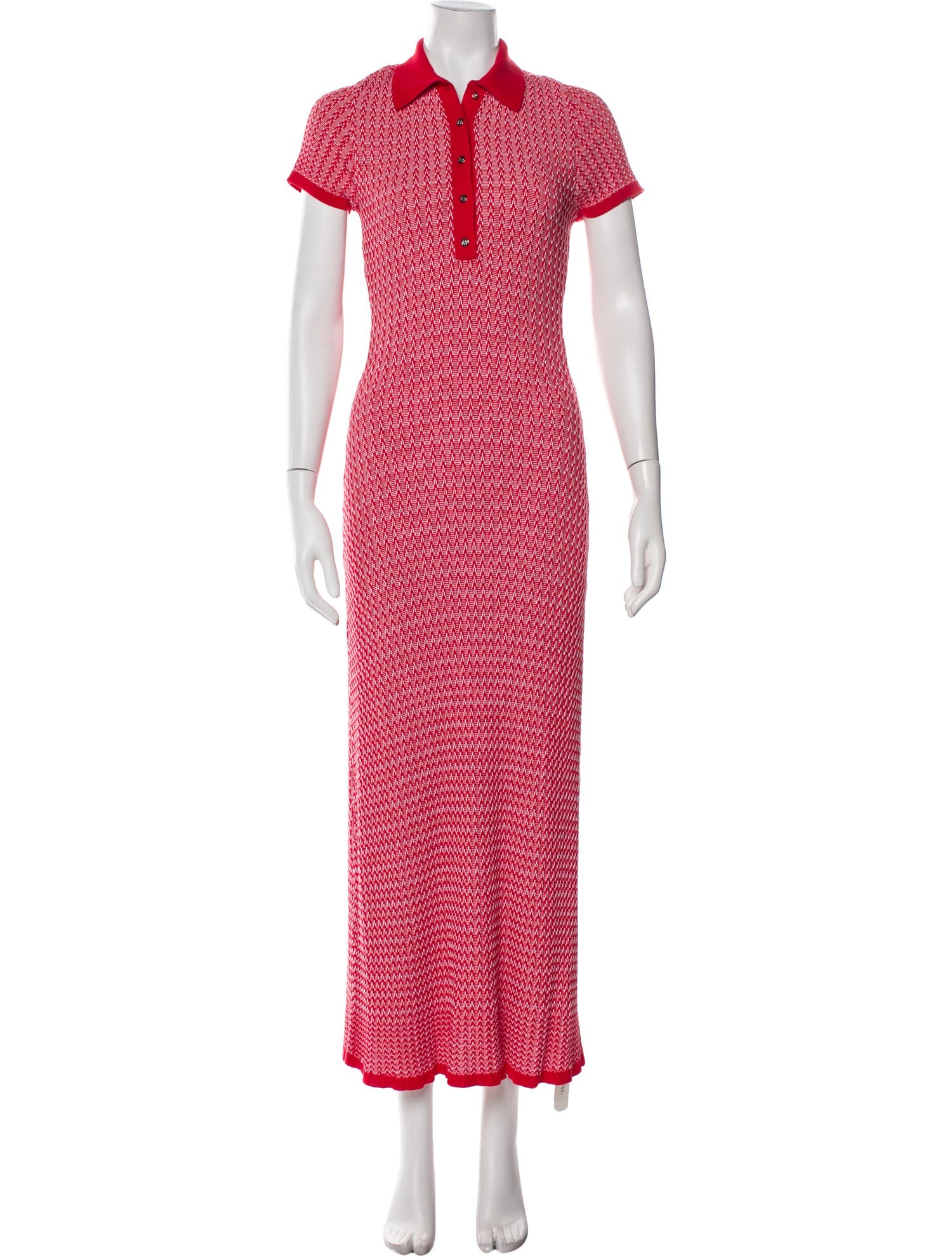 Maje Printed Long Dress