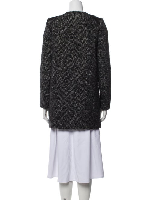 Maje Wool Tweed Pattern Evening Jacket