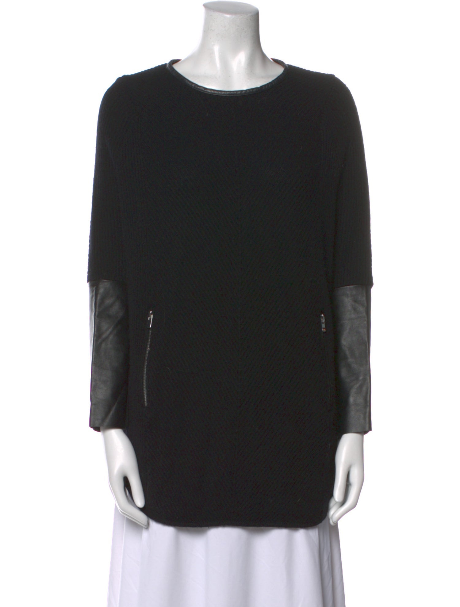 Maje Wool Crew Neck Sweater