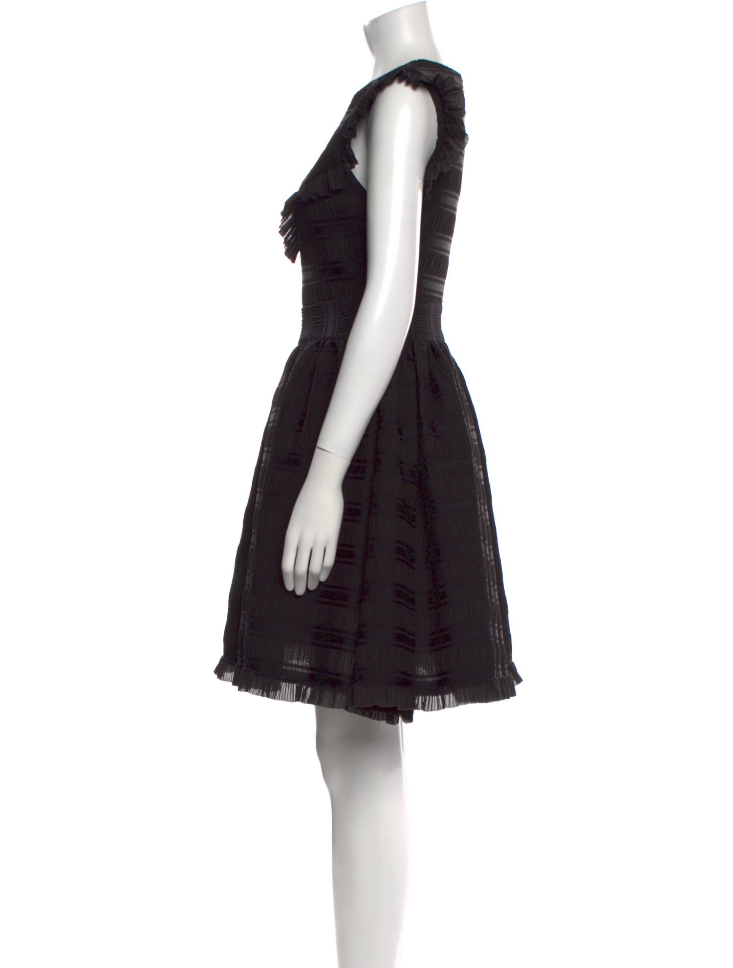 Maje Crew Neck Mini Dress