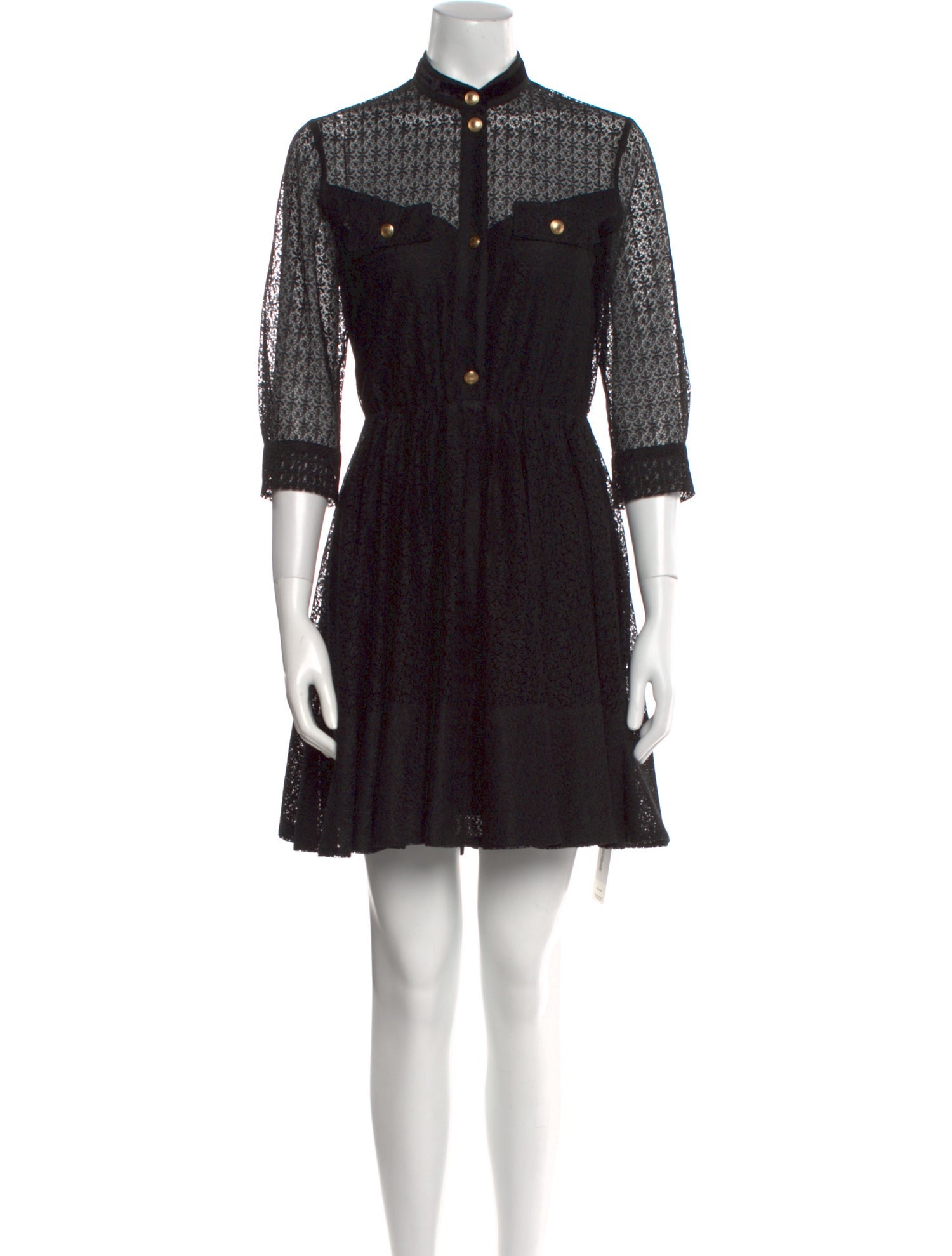 Maje Printed Mini Dress