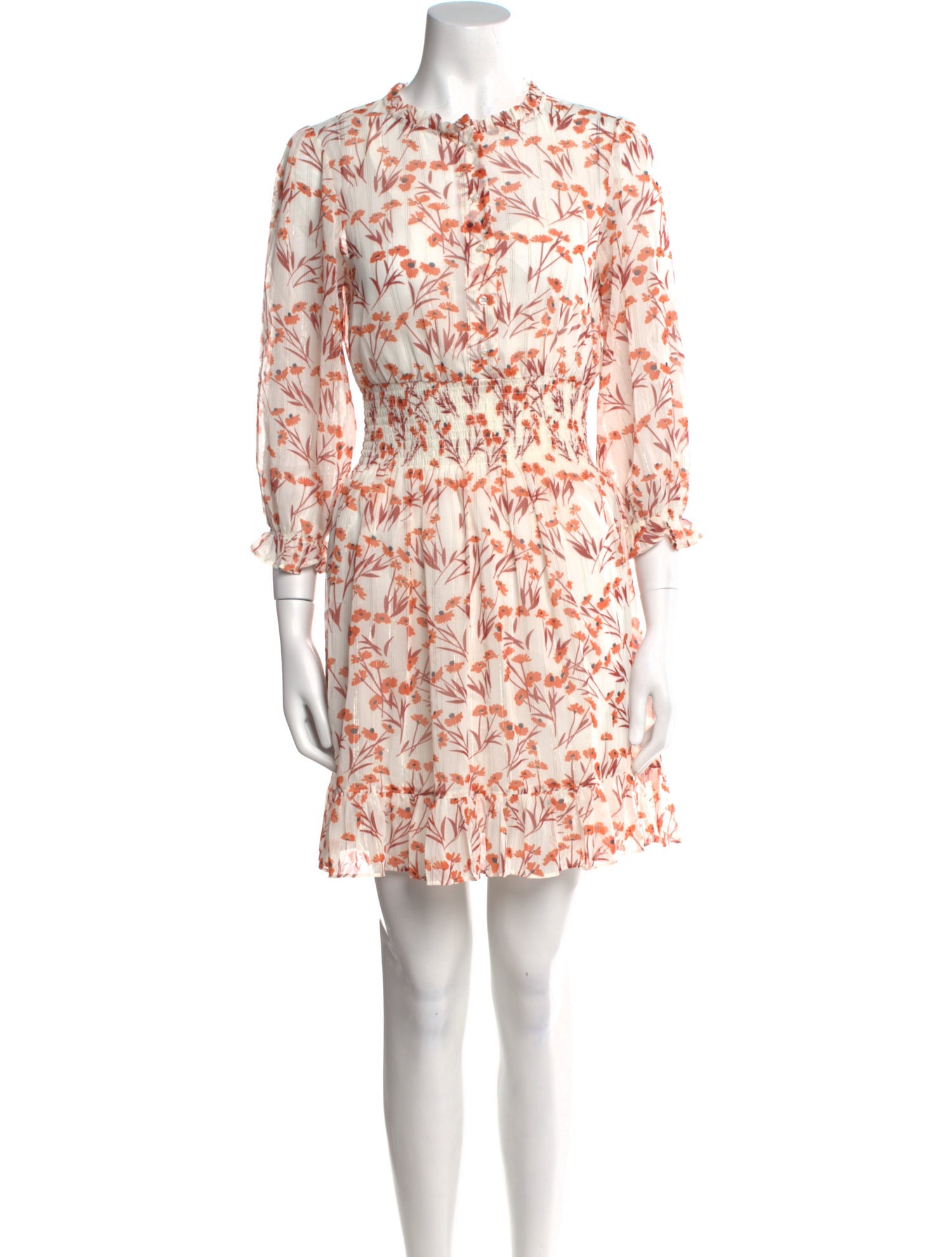 Maje Floral Print Mini Dress w/ Tags