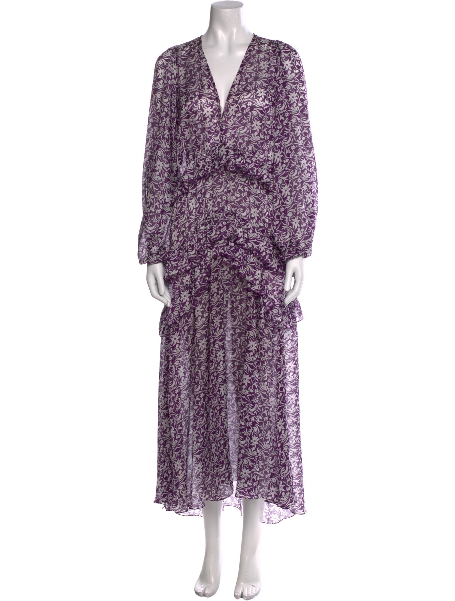 Maje Silk Long Dress w/ Tags