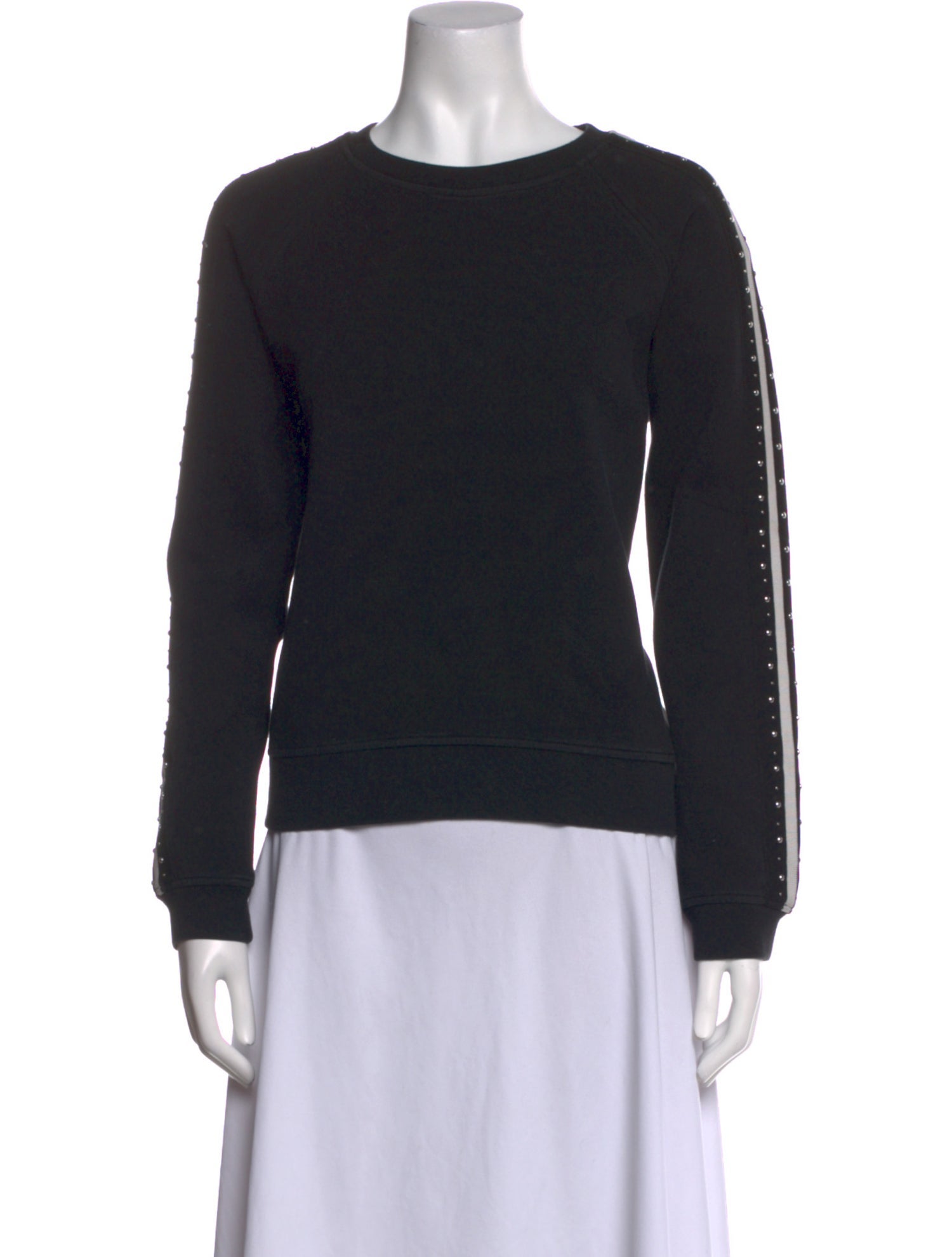 Maje Crew Neck Long Sleeve Sweatshirt