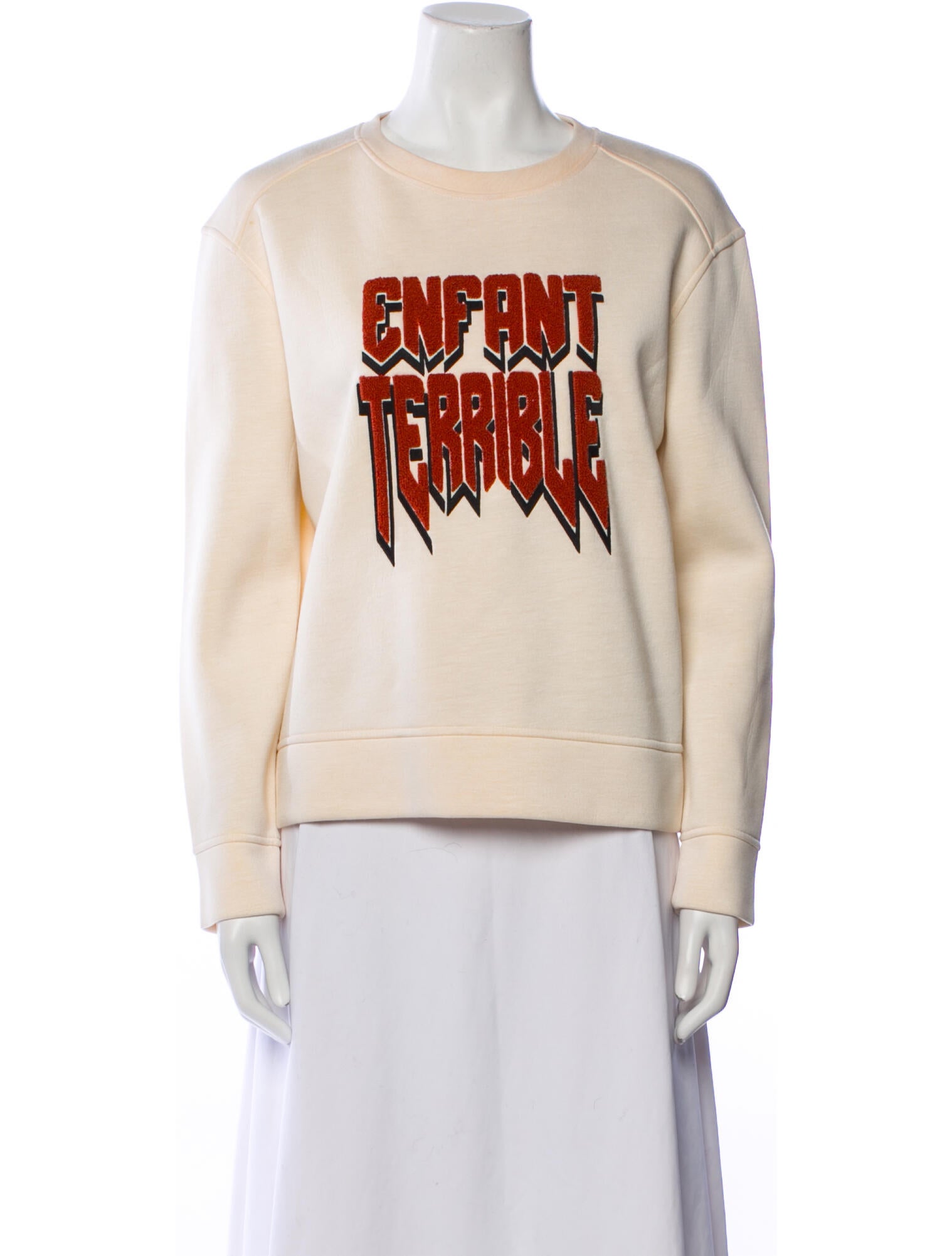 Maje Graphic Print Crew Neck Sweatshirt