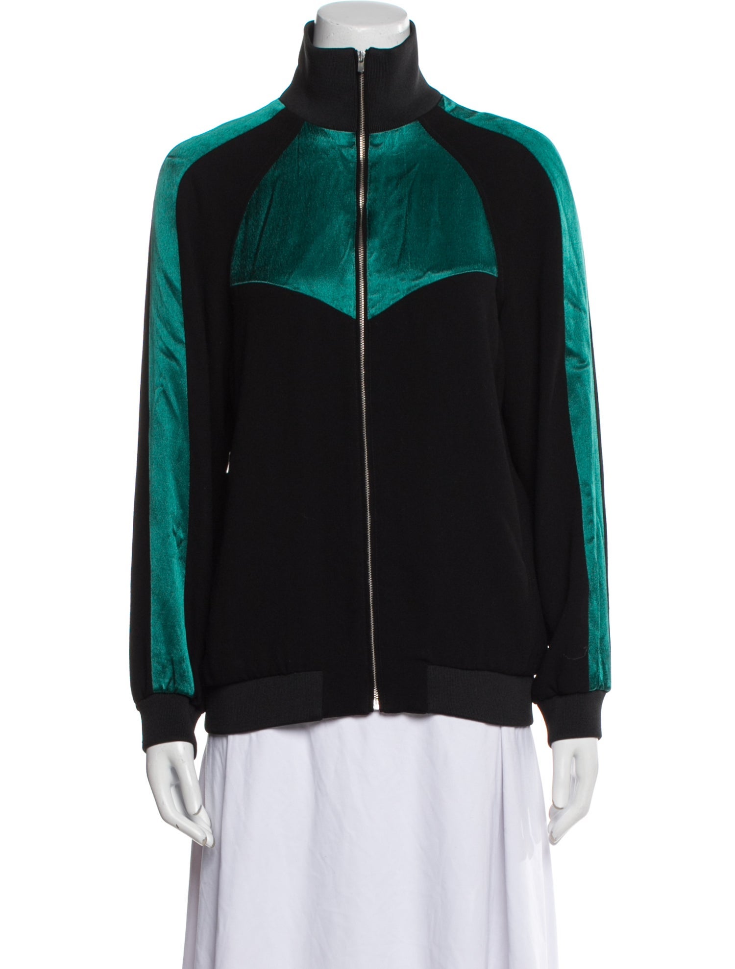 Maje Colorblock Pattern Jacket