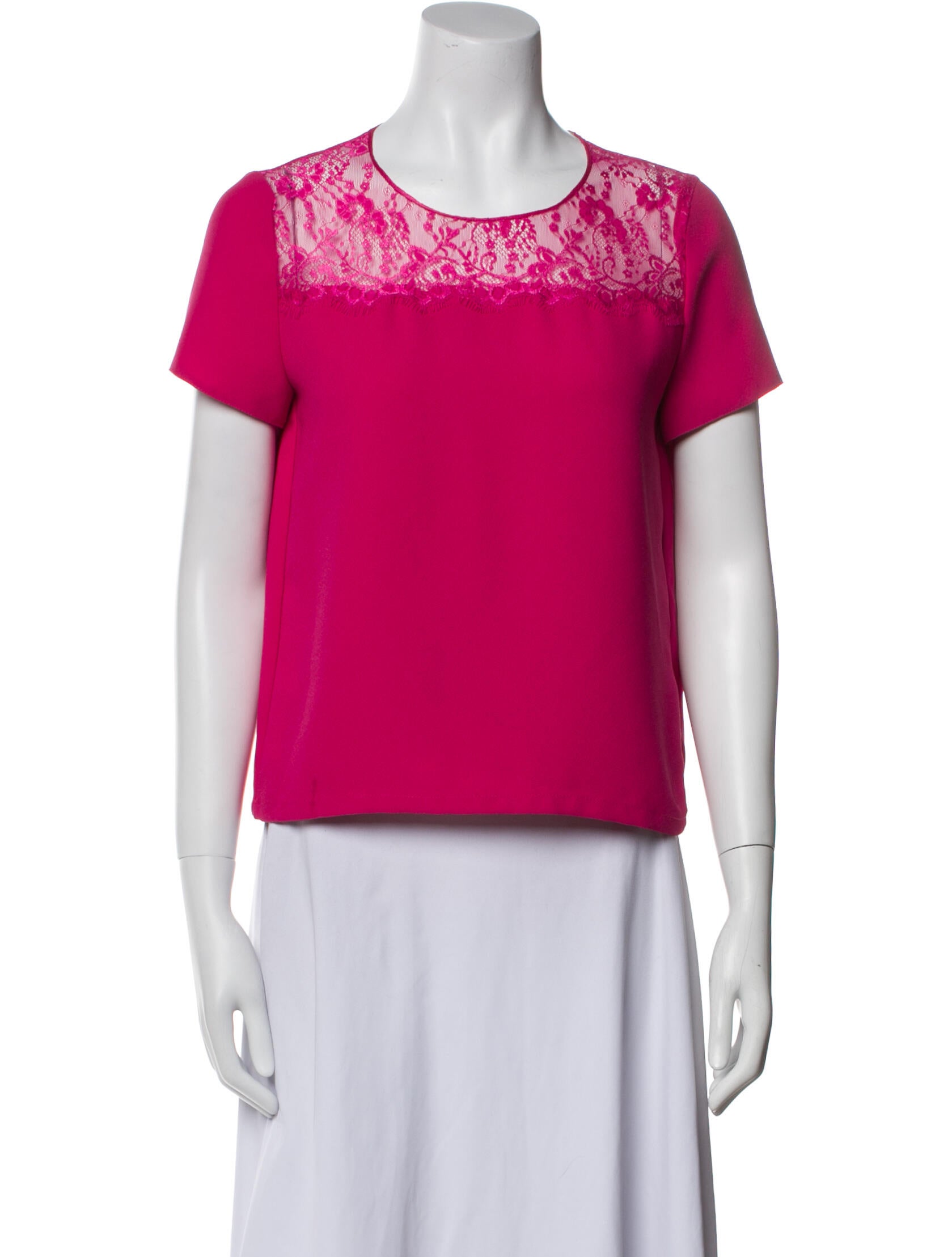 Maje Crew Neck Short Sleeve T-Shirt