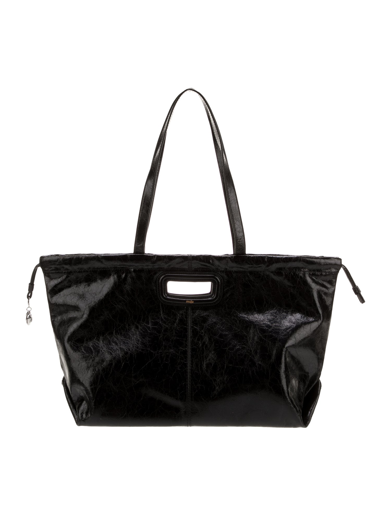 Maje Leather Shoulder Bag