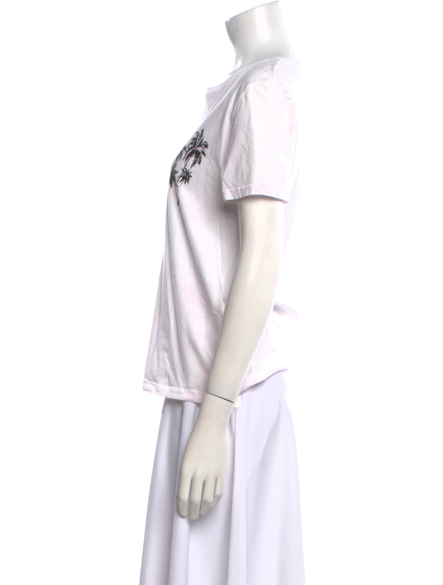 Maje Graphic Print Crew Neck T-Shirt