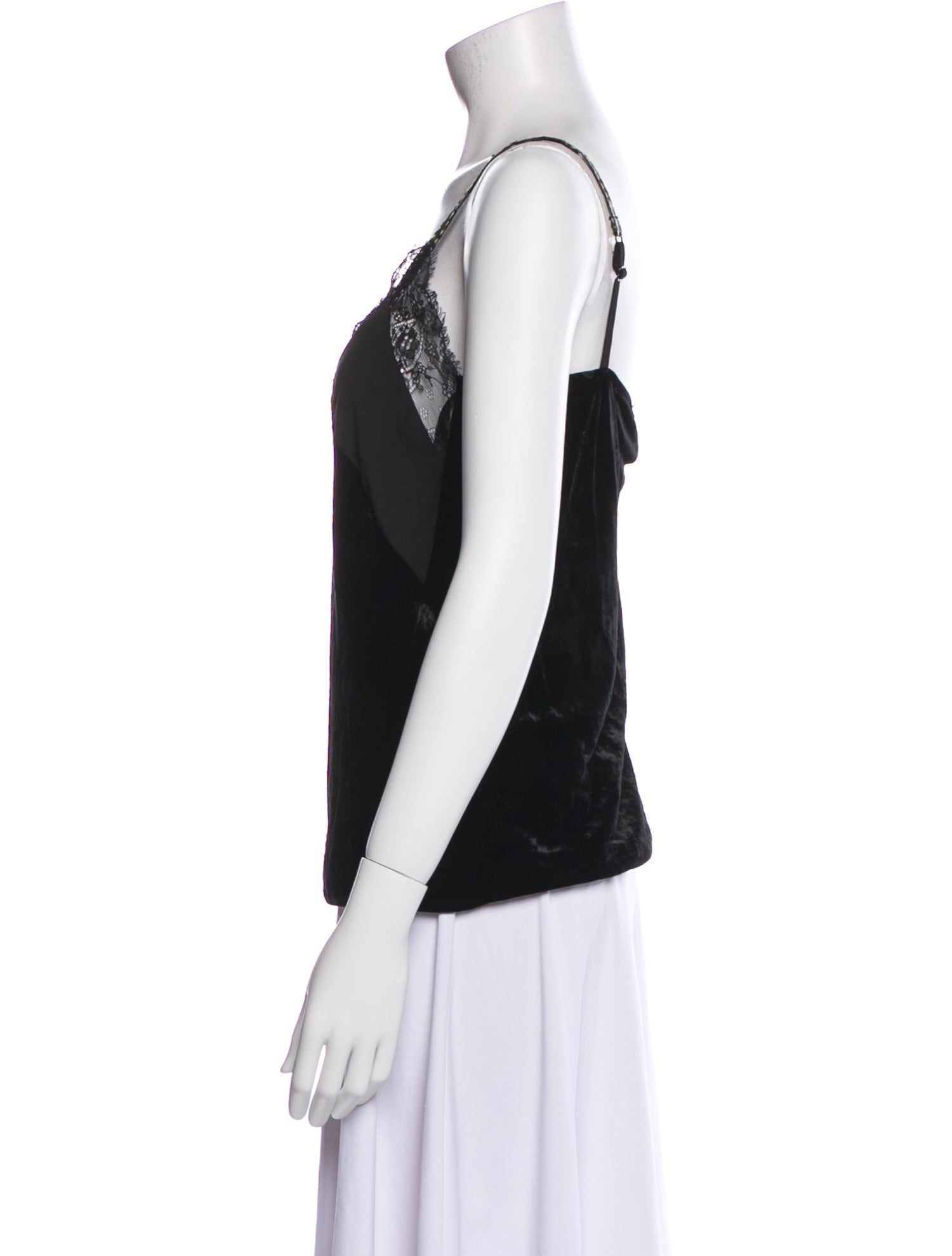 Maje V-Neck Sleeveless Top