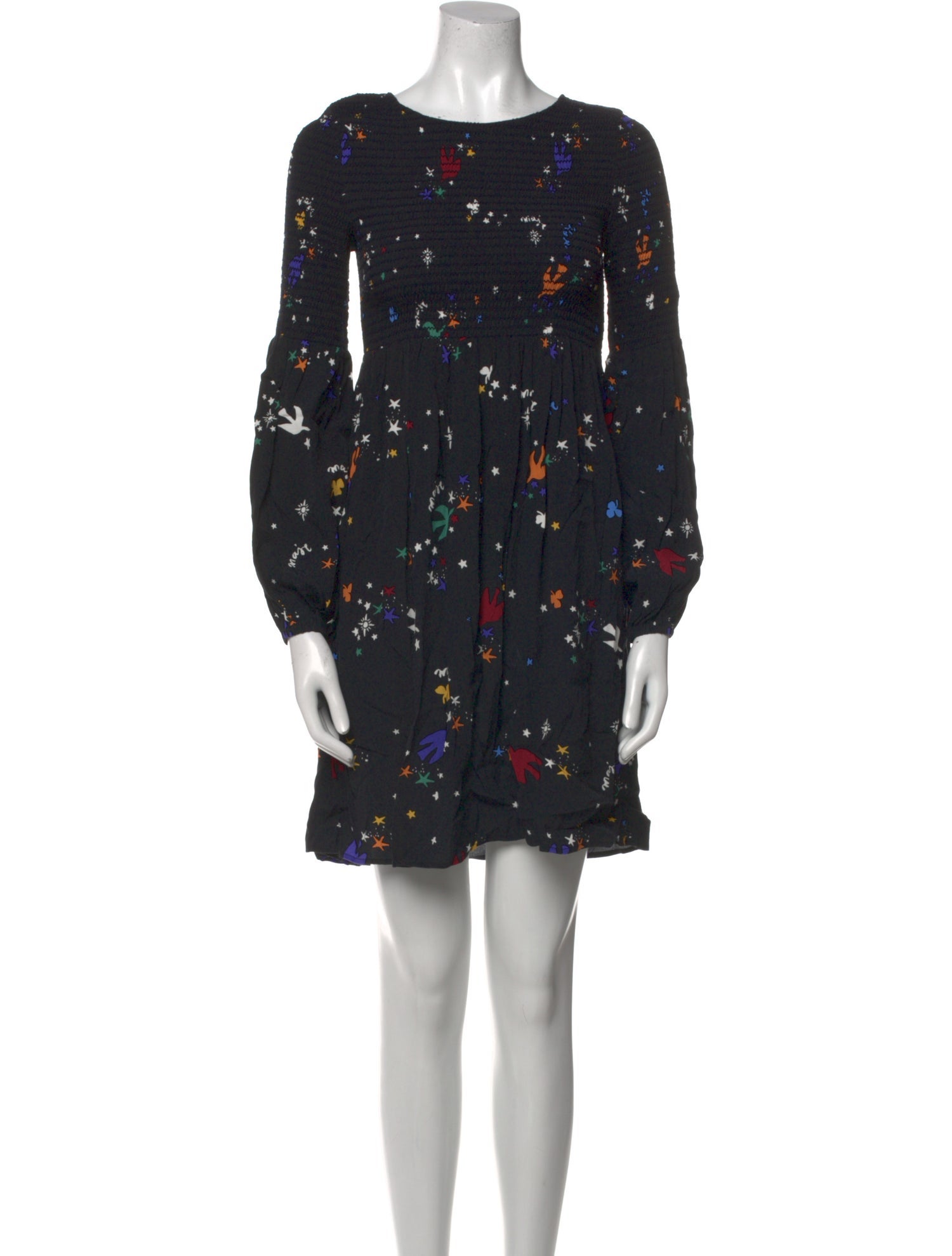 Maje Printed Mini Dress