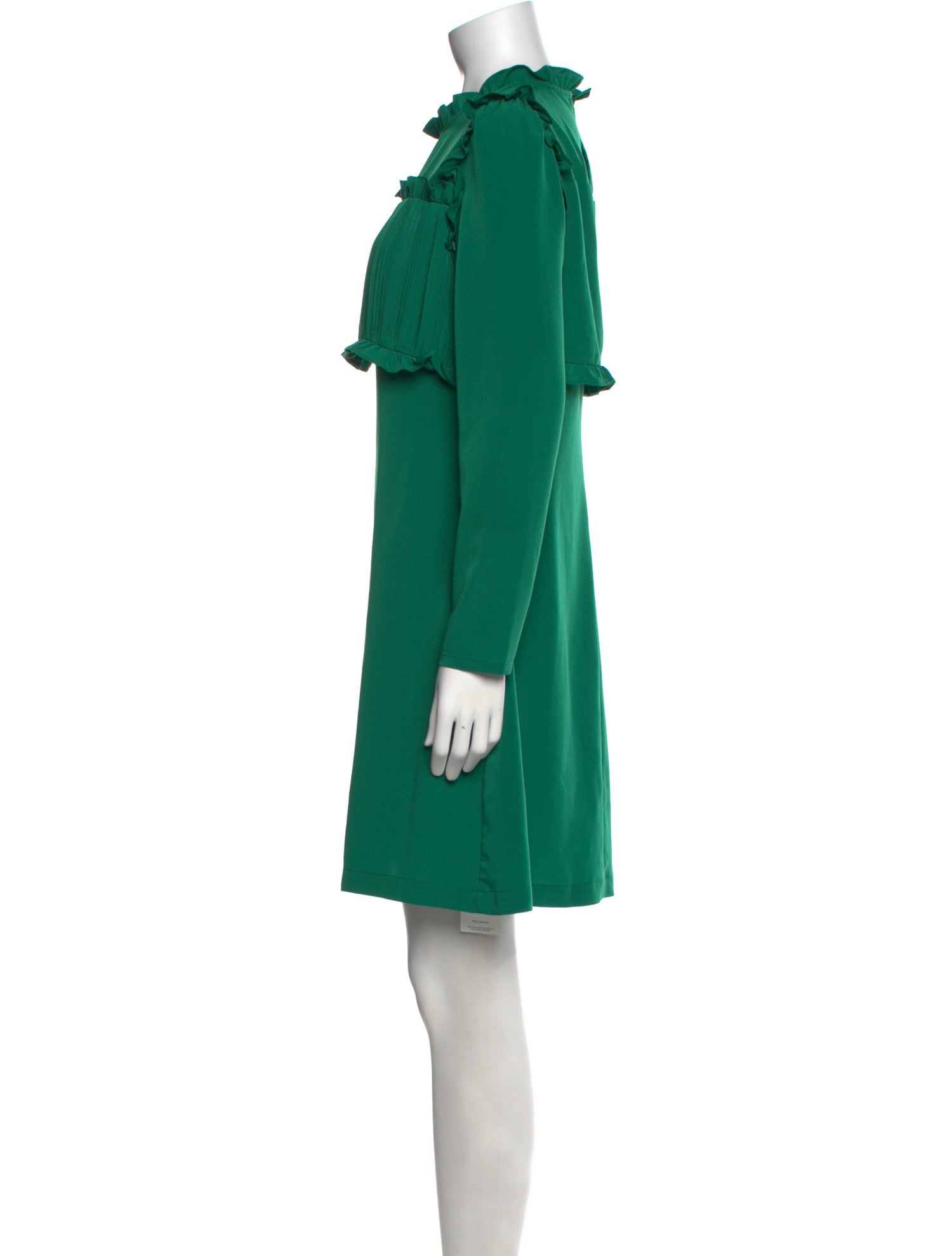 Maje Mock Neck Mini Dress