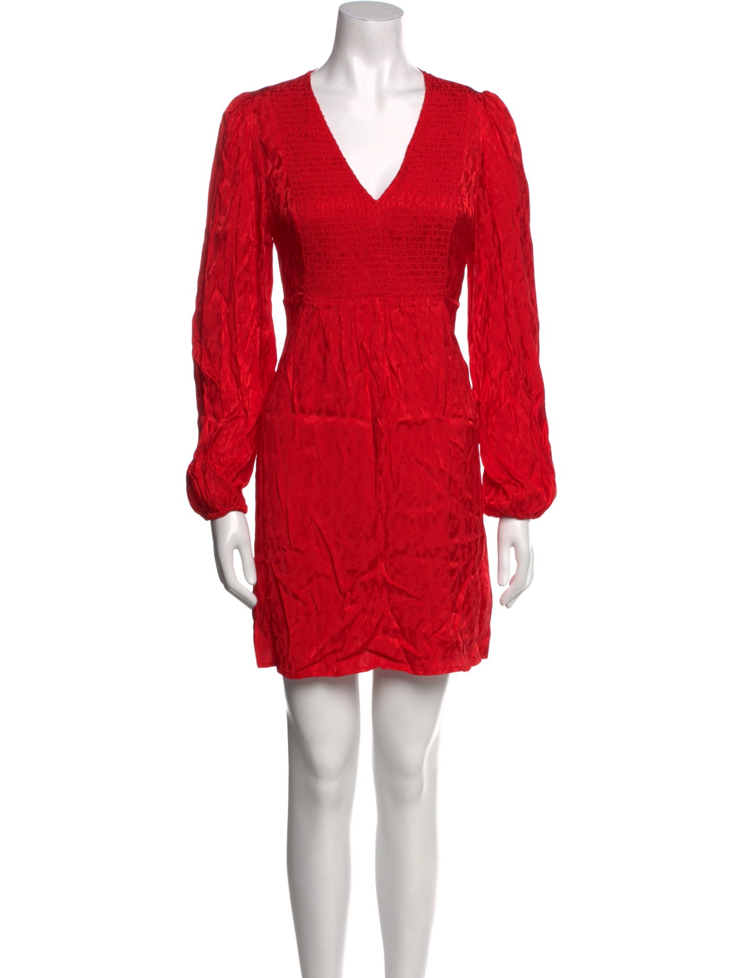 Maje V-Neck Mini Dress