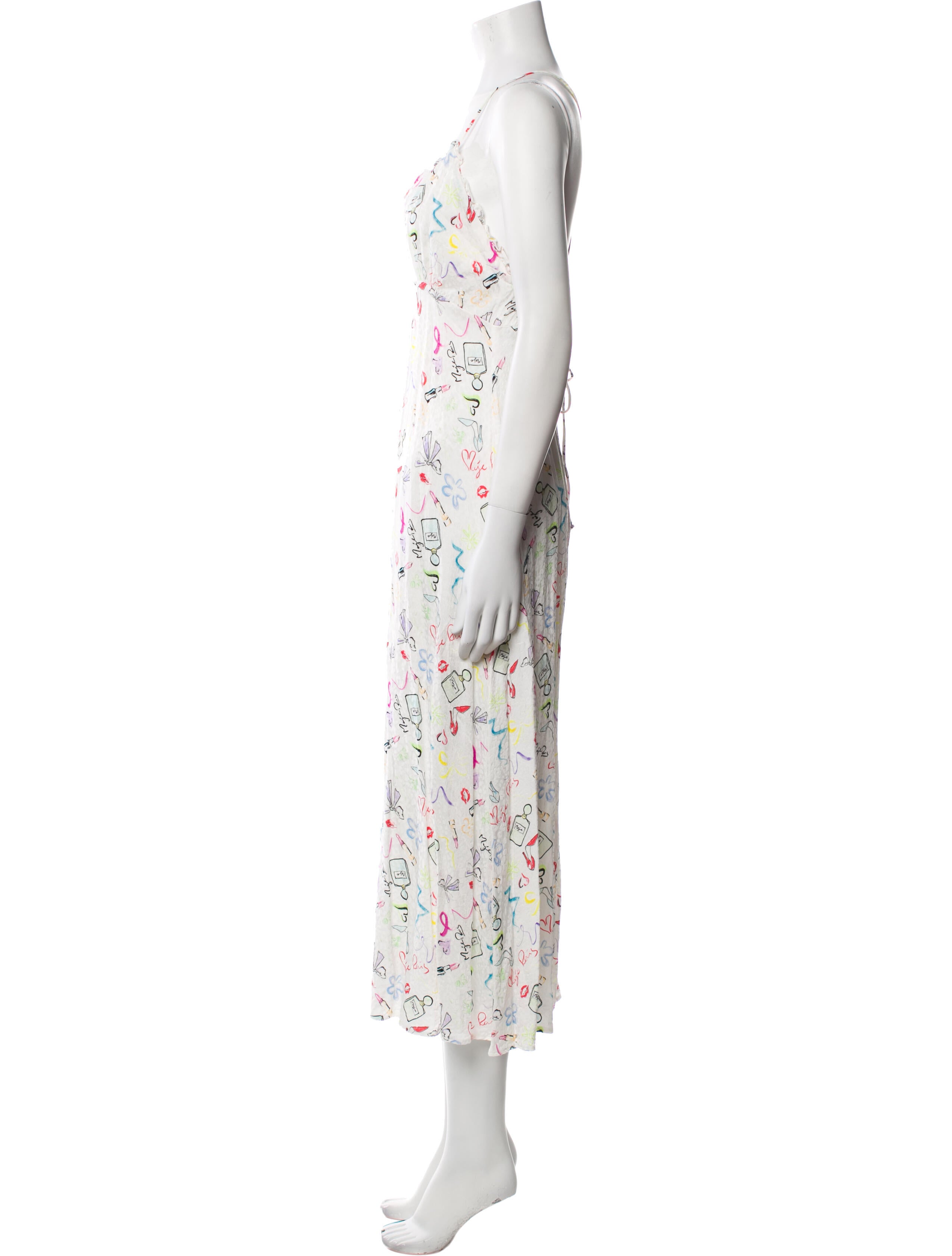 Maje Floral Print Long Dress