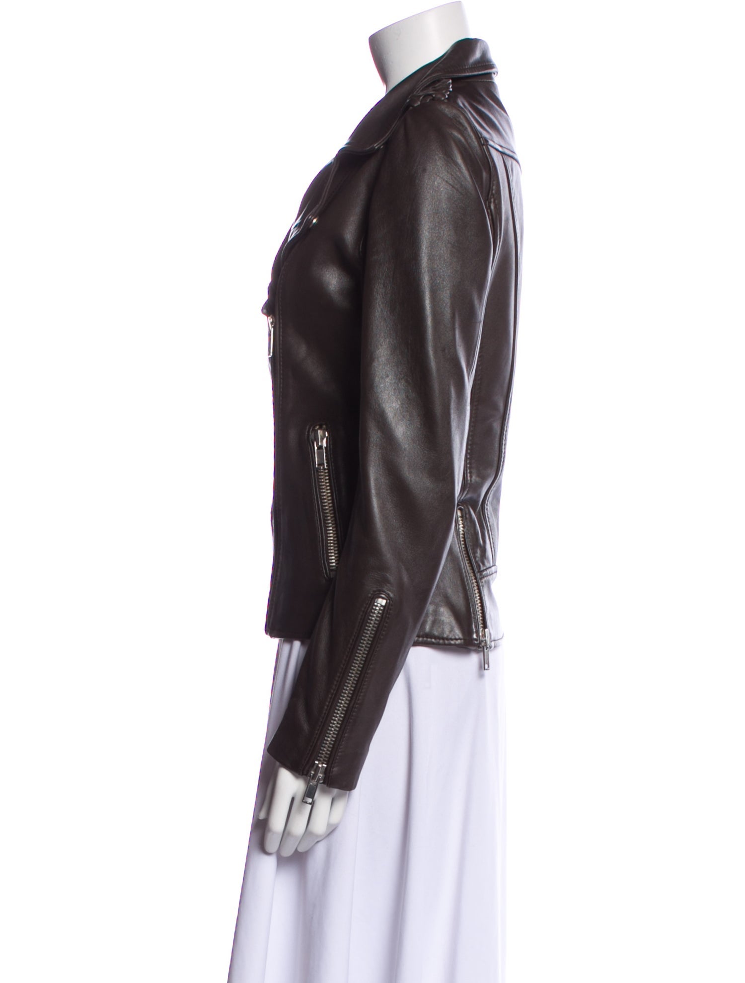Maje Leather Biker Jacket