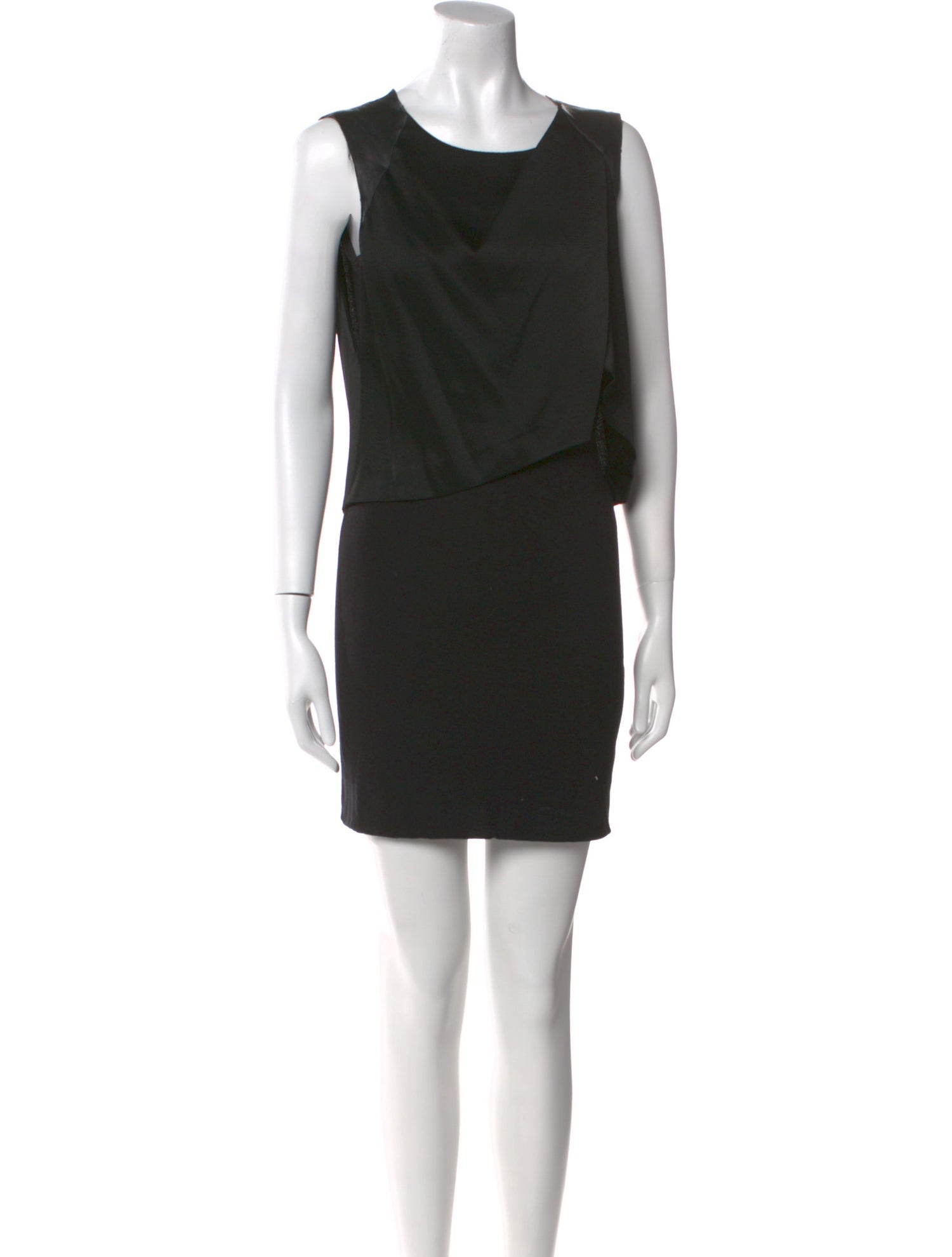 Maje Scoop Neck Mini Dress