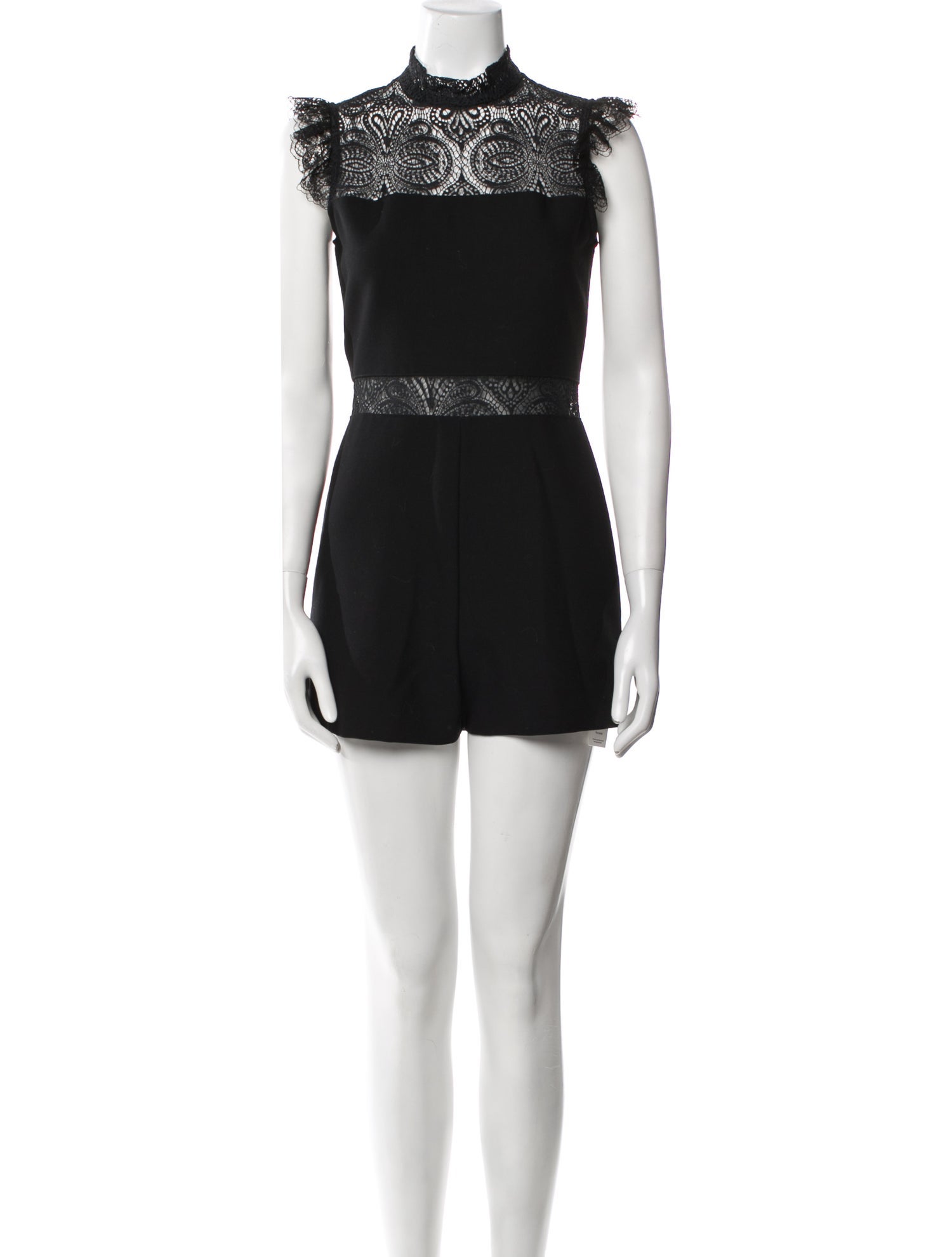 Maje Mock Neck Romper