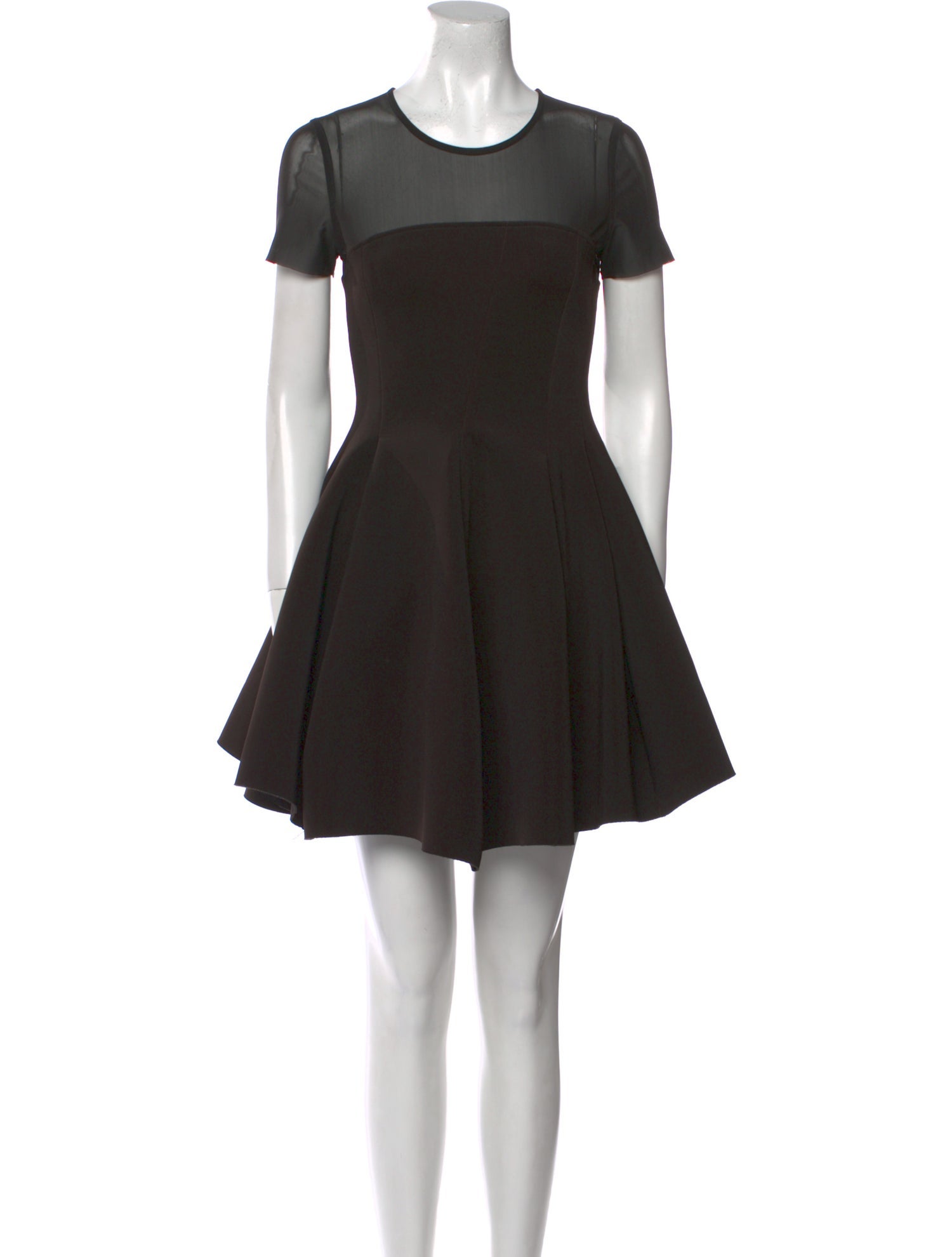 Maje Crew Neck Mini Dress