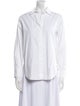 Maje Long Sleeve Button-Up Top