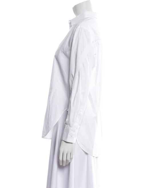 Maje Long Sleeve Button-Up Top