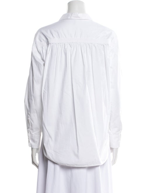 Maje Long Sleeve Button-Up Top