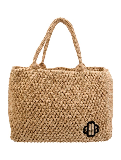 Maje Raffia Tote
